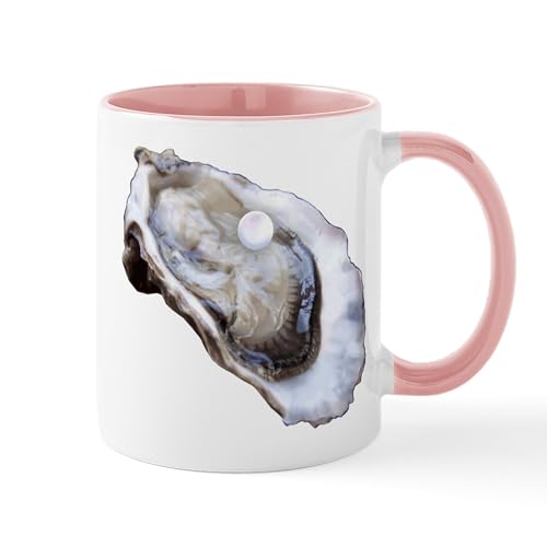 White/Pink Inside - Louisiana Oysters Mug