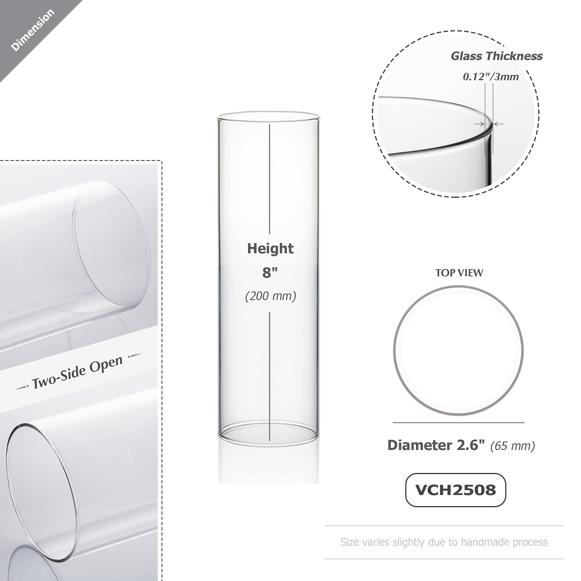 WGVI Hurricane Candle Holder Sleeve - 2.5