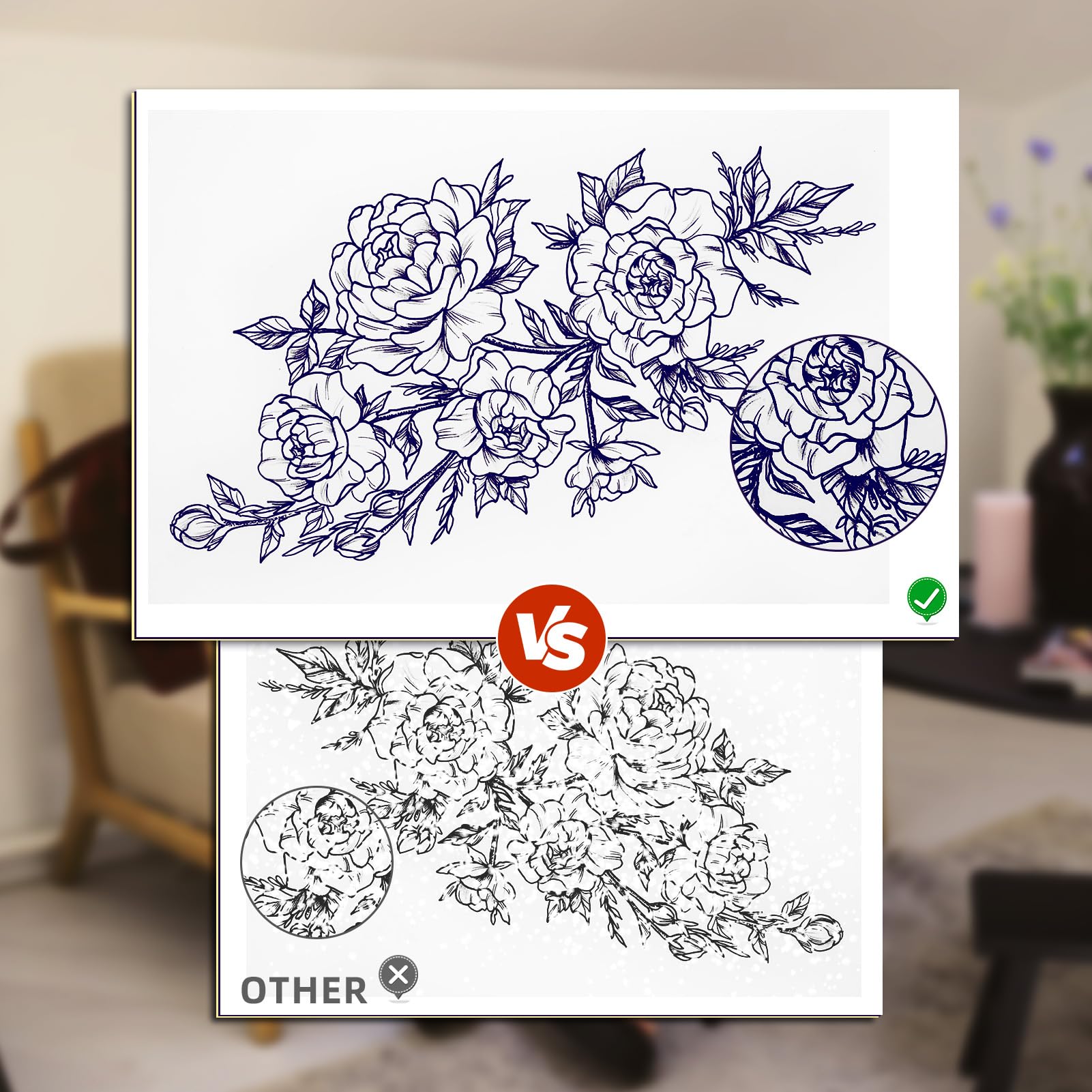40 Sheets Professional Tattoo Transfer Paper - 4 Layer Thermal Stencil Paper for Tattoo Artists | A4 Size (8.25