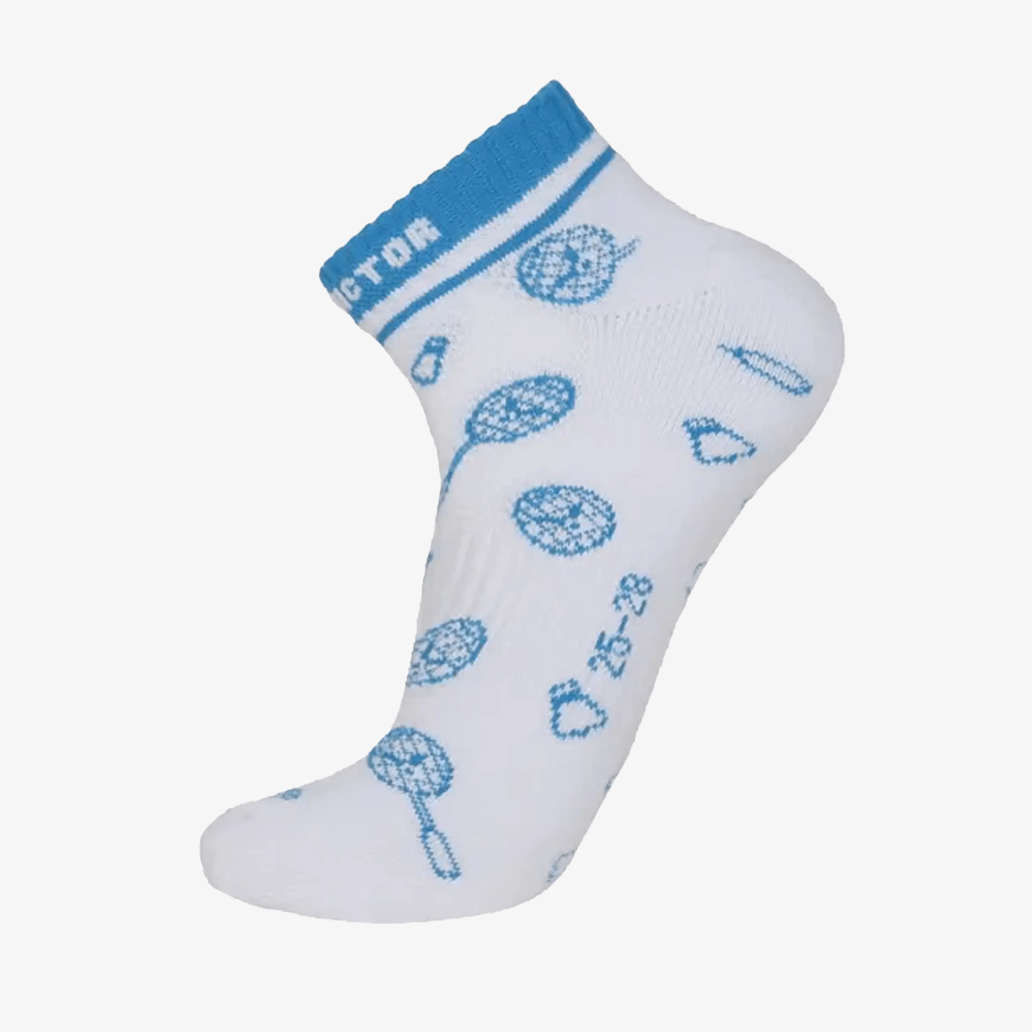 Victor Men's Sports Socks SK161 - Breathable Athletic Socks for Running, Gym & Workout - Comfortable White Crew Socks for Men - Ideal for Sports, Training & Daily Wear