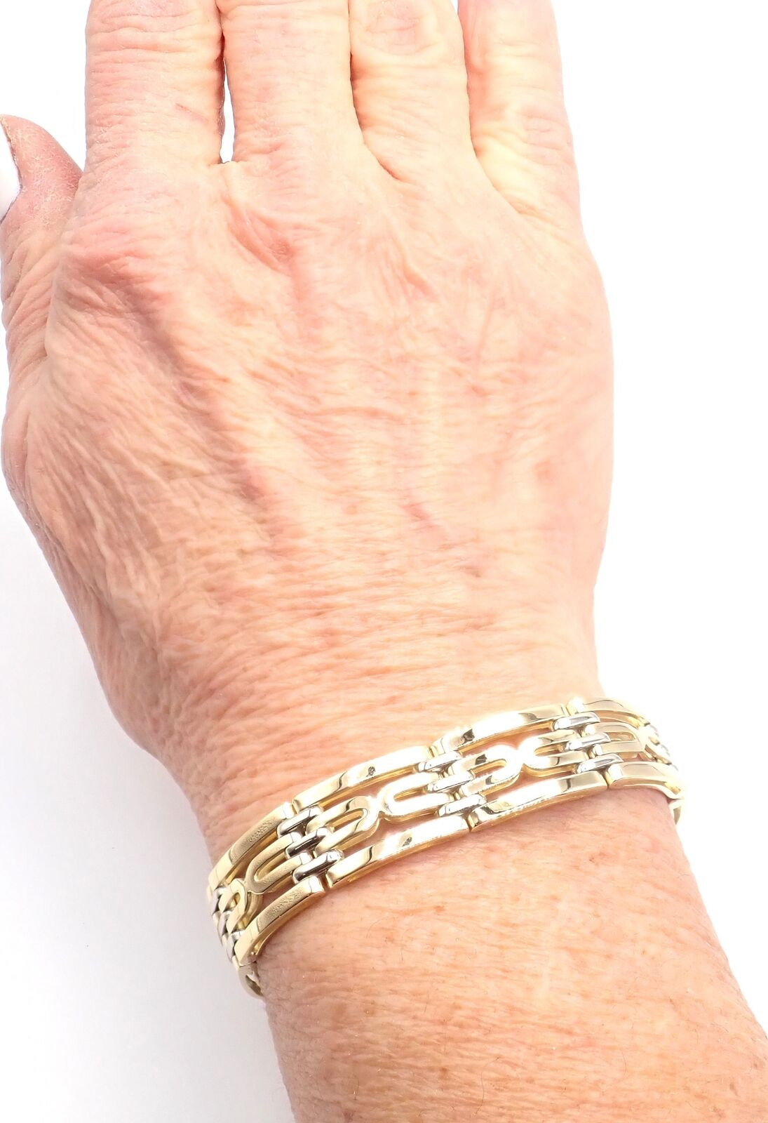 Authentic Vintage Bvlgari 18k Yellow Gold Link Bracelet for Women - Luxury Italian Jewelry Gift for Anniversary, Birthday & Special Occasions