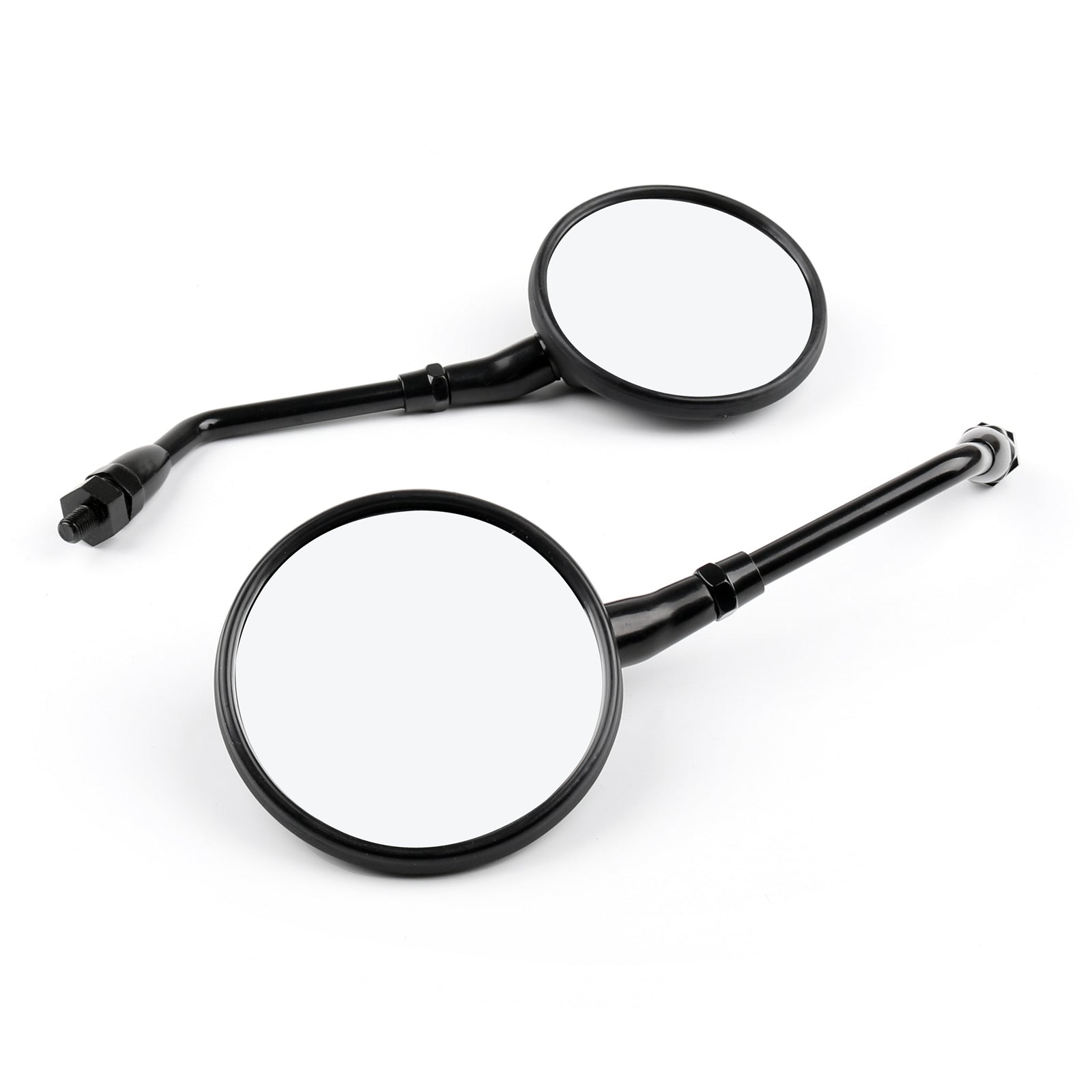 Honda CB400SS VT750 CBF500 04-05 Universal Motorcycle Side Mirrors - 1 Pair, Adjustable Rearview Mirrors for Enhanced Safety & Style - Perfect for City Commuting & Highway Riding
