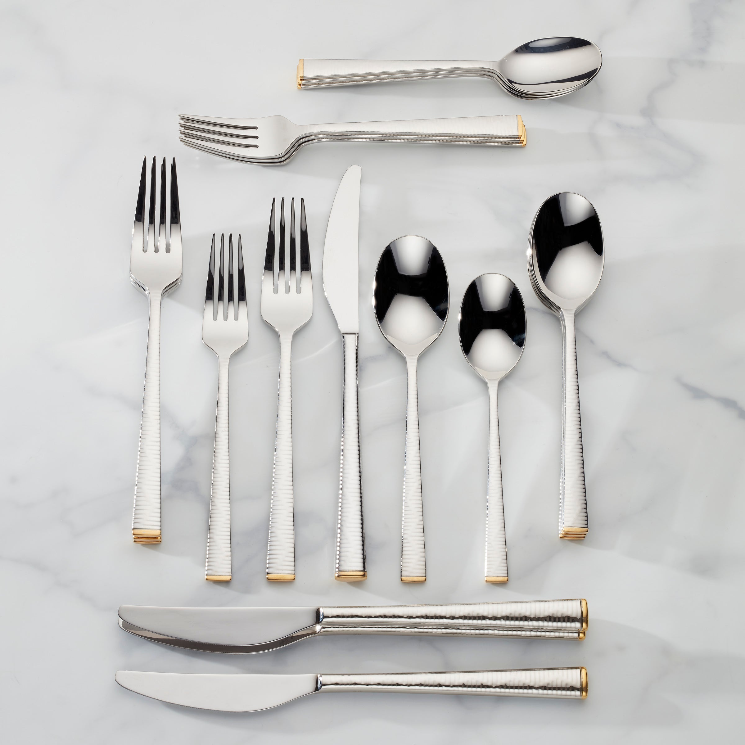 Premium Blue Bay 20-Piece Stainless Steel Flatware Set - Elegant Dining Utensils for Everyday Use, Dinner Parties & Wedding Gifts