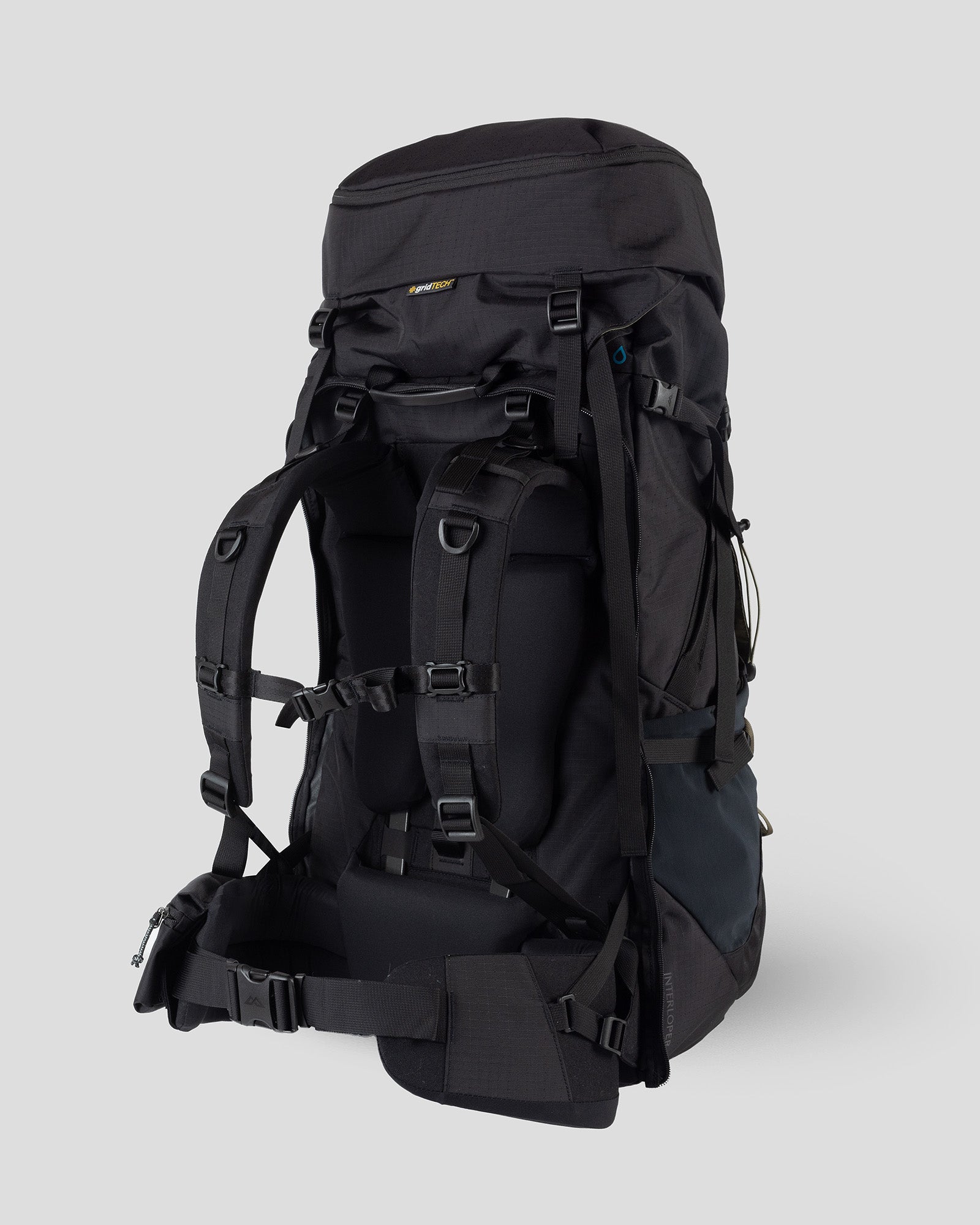 65L Black Stingray Tactical Backpack - Waterproof Hiking & Travel Backpack for Outdoor Adventures, Camping & Military Use