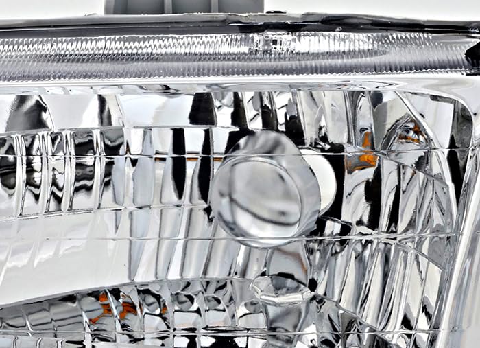 Honda Accord Headlights Replacement Set - Compatible with 1998-2000 Models (Driver & Passenger Side) | Halogen Bulbs Included | Perfect for Night Driving & Foggy Conditions
