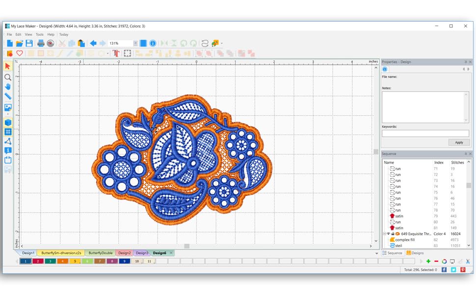 My Lace Maker - Professional Machine Embroidery Software for PC & MAC | Create Beautiful Lace Designs for Quilting, Clothing & Home Decor