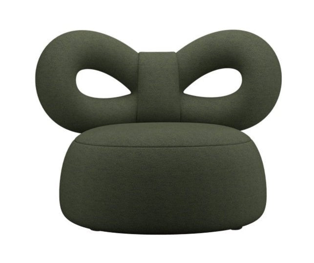 Qeeboo Ribbon Armchair - Modern Designer Chair for Living Room, Bedroom & Office - Stylish & Comfortable Seating for Home Decor