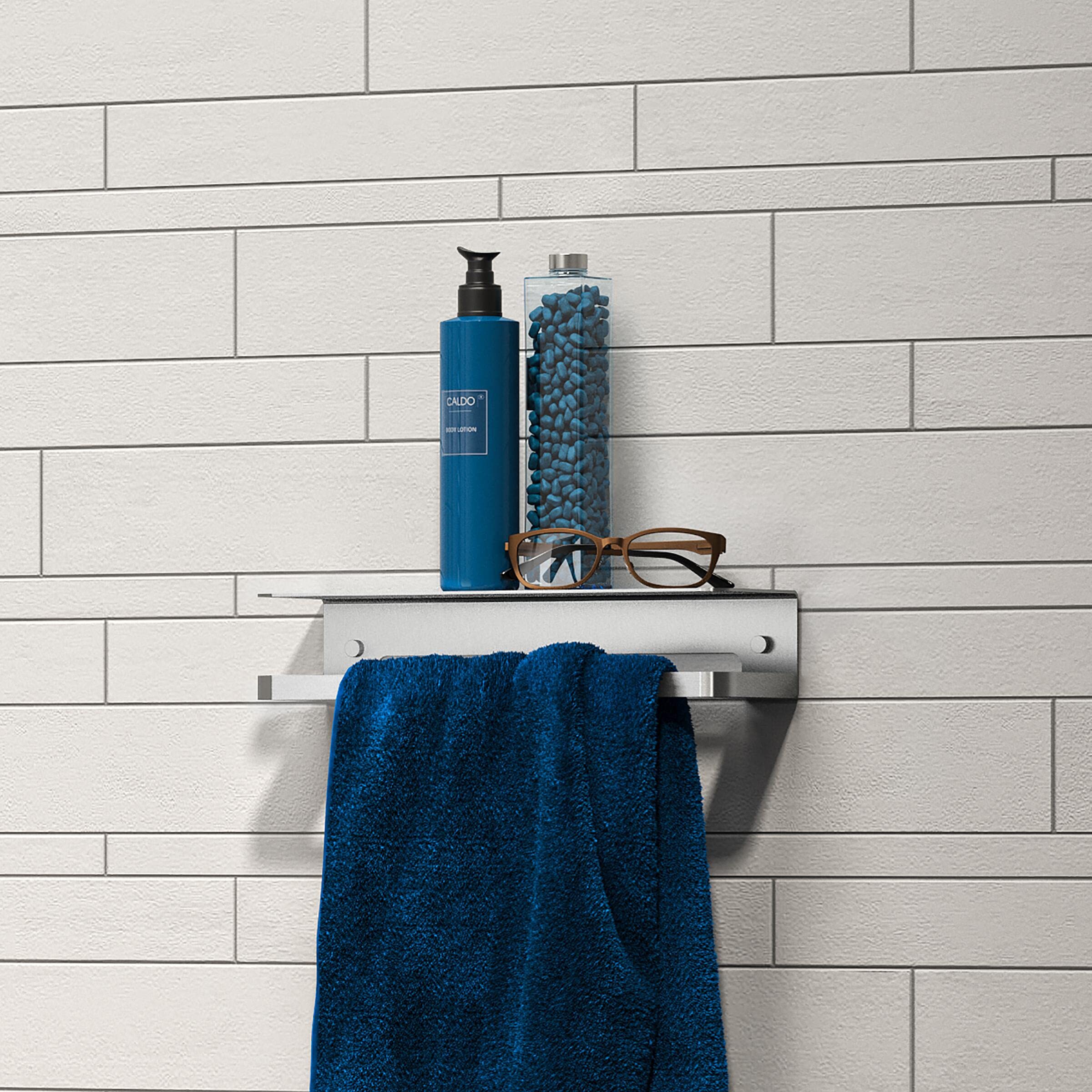 Brushed Stainless Steel Shower Caddy Basket - 13.8