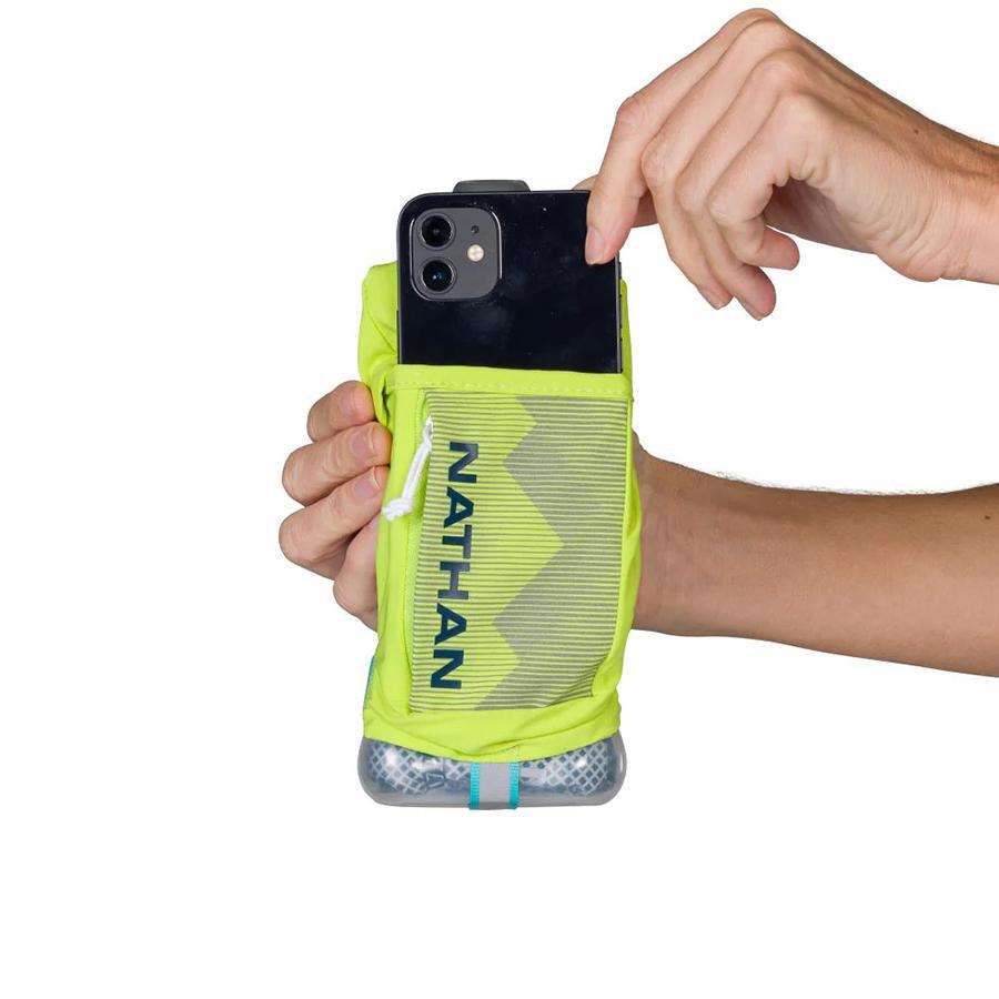QuickSqueeze Plus 12oz Insulated Handheld Water Bottle - Leakproof & Durable for Gym, Hiking, Travel & Outdoor Activities