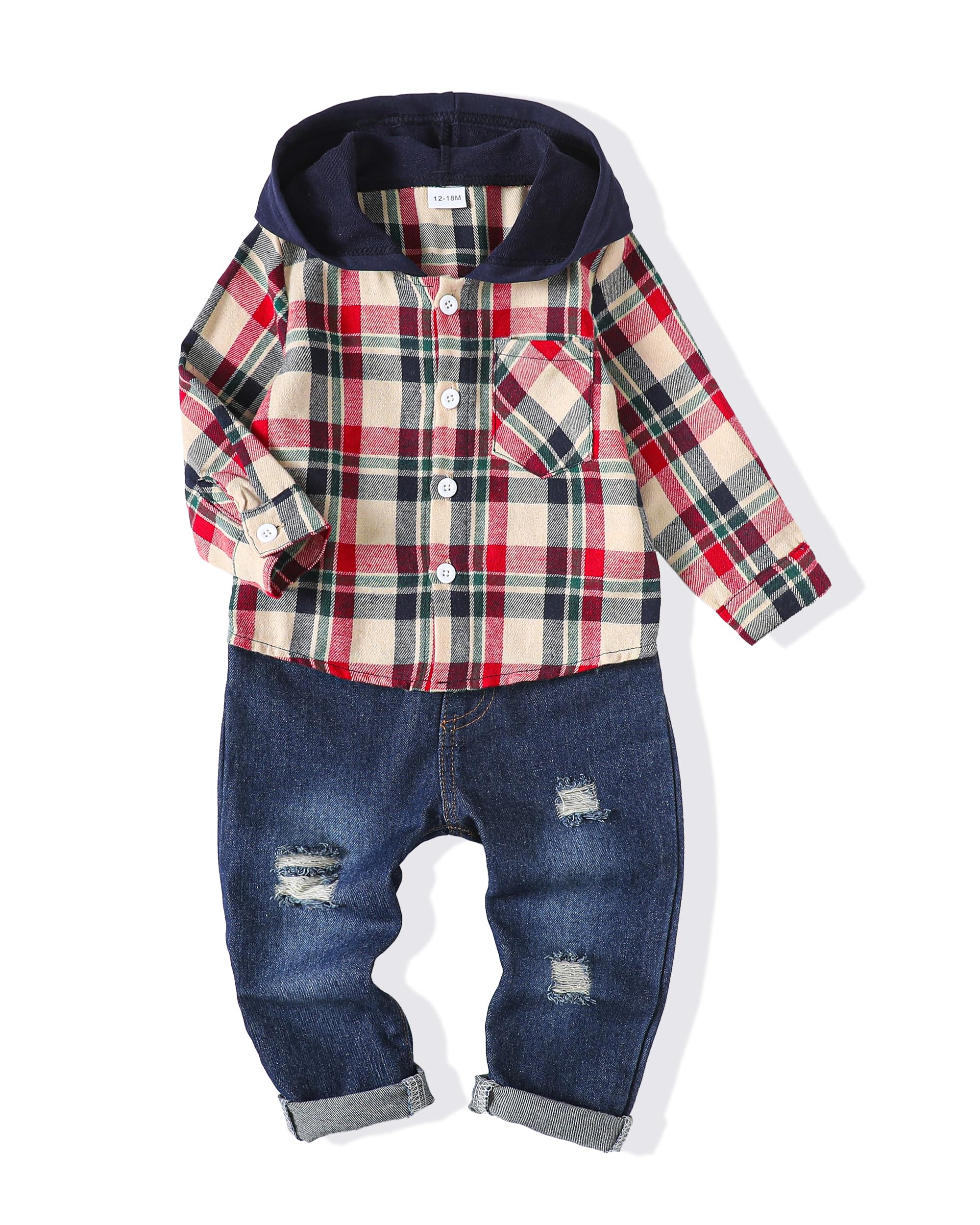 **Boys' Summer Outfits - Short Sleeve Shirt & Shorts Set for Toddlers & Infants | Comfortable & Stylish Playwear for Outdoor Activities**