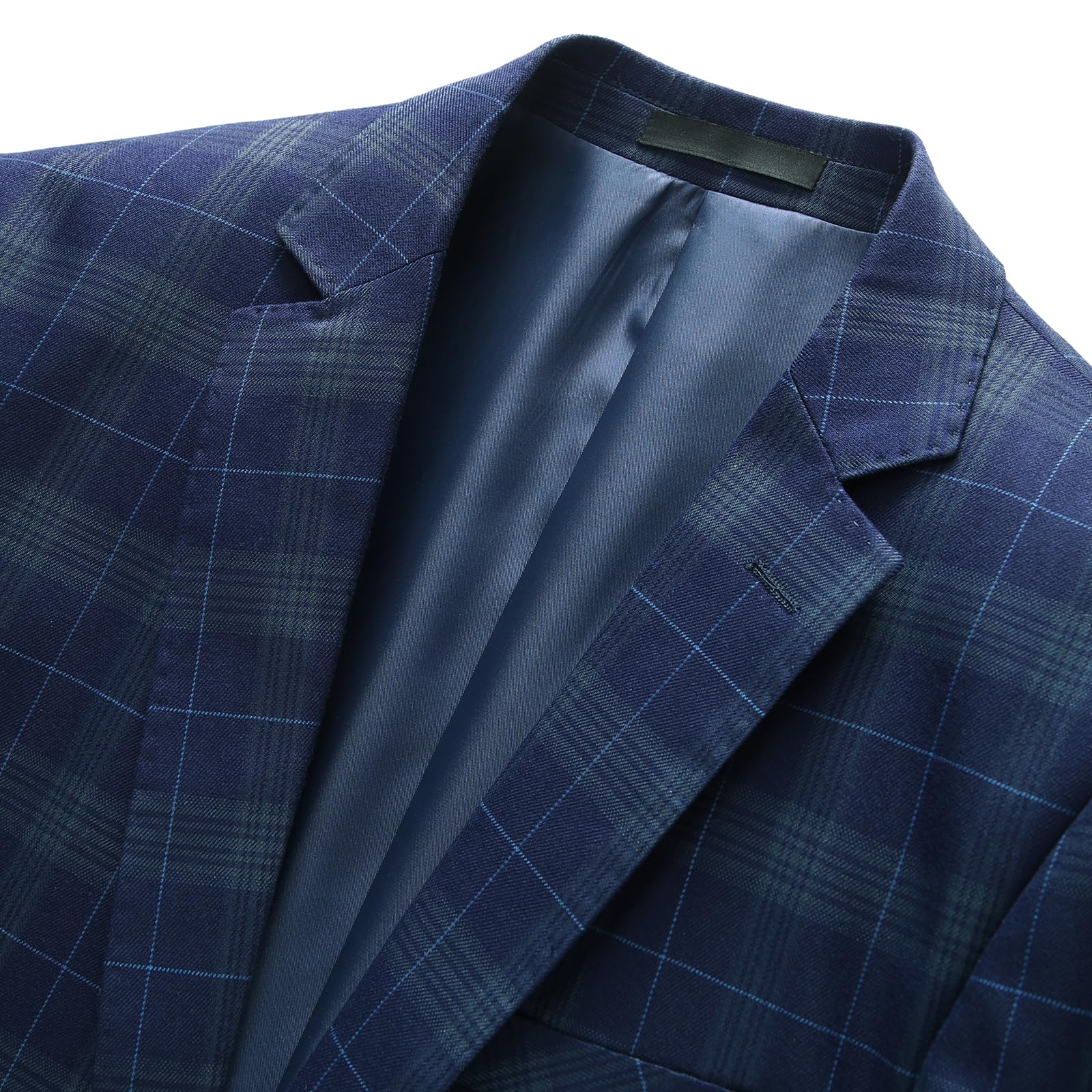 Men's Slim Fit Lightweight Plaid Blazer Jacket - Casual Checkered Sport Coat for Business & Wedding - Perfect for Office, Date Night & Formal Events