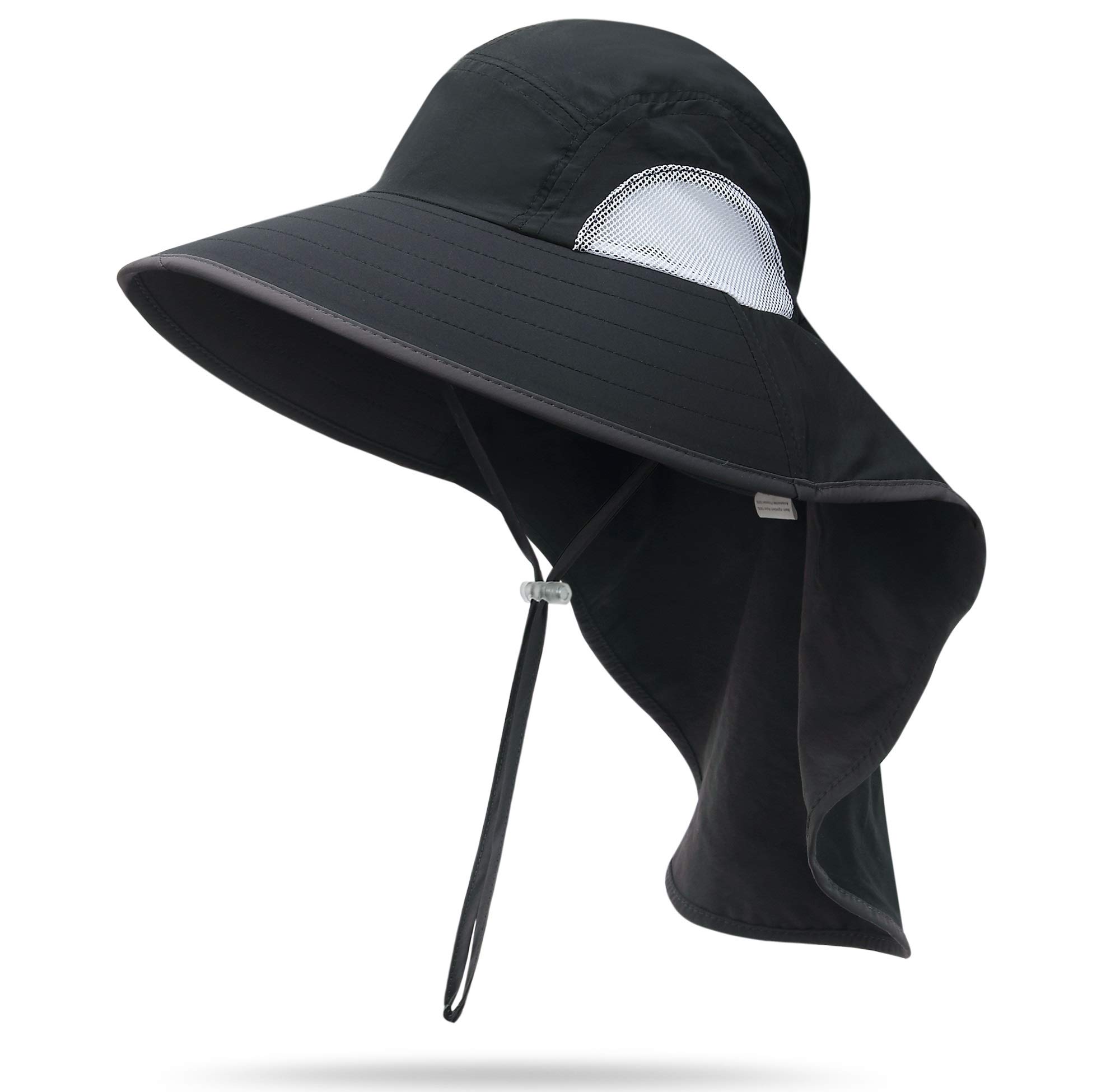 iColor Sun Protection Fishing Hat for Women & Men - UPF 50+ Safari Cap with Neck Flap for Summer Outdoor Activities - Perfect for Fishing, Hiking, Beach & Travel