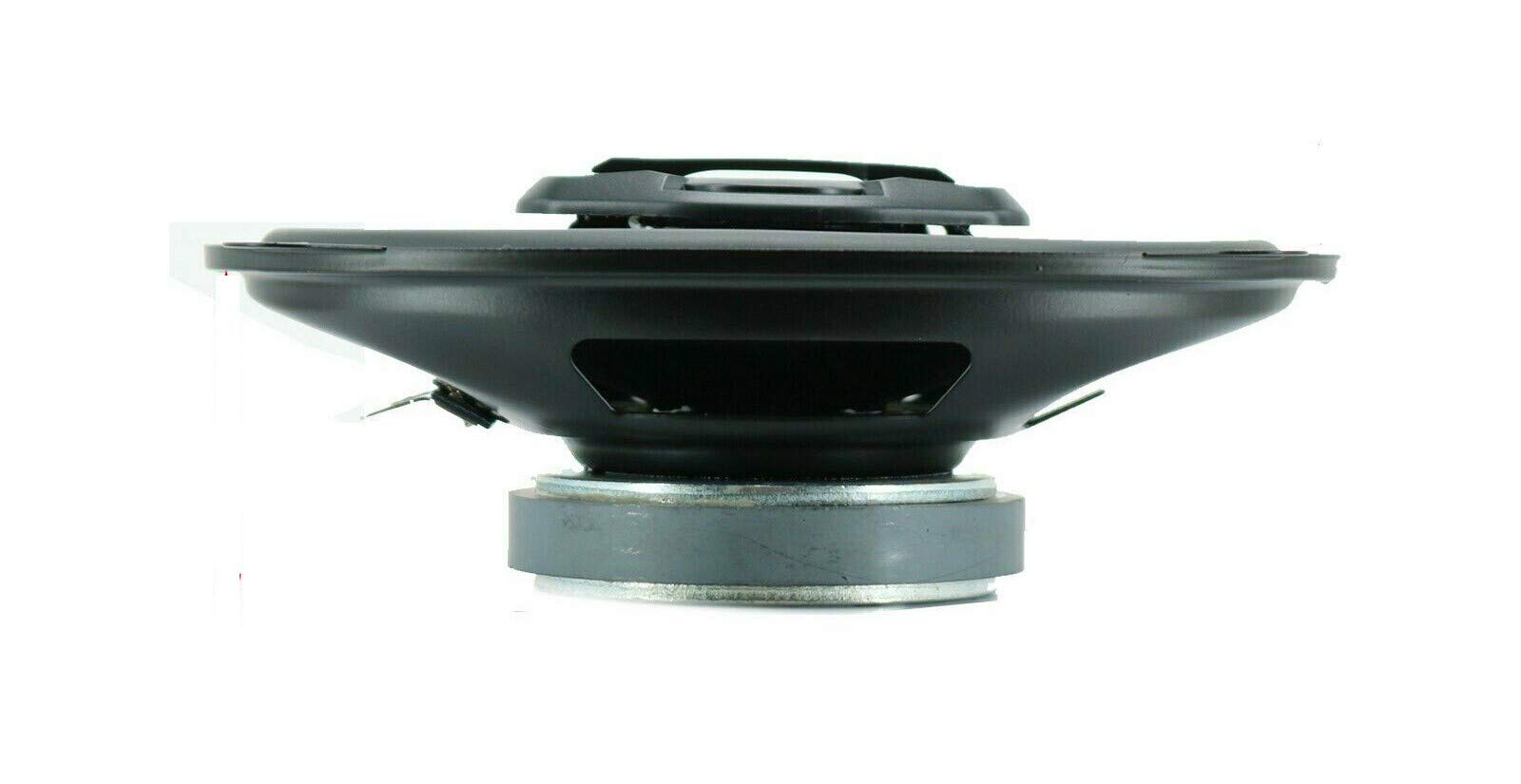 4X Gravity SGR464 4x6-Inch 4-Way 180W Peak Power Car Speakers - 2 Pairs | CEA Rated, Alpha Cellulose Cones & Moisture-Resistant Rubber Surround | Perfect for Car Audio Upgrades, Trucks & SUVs