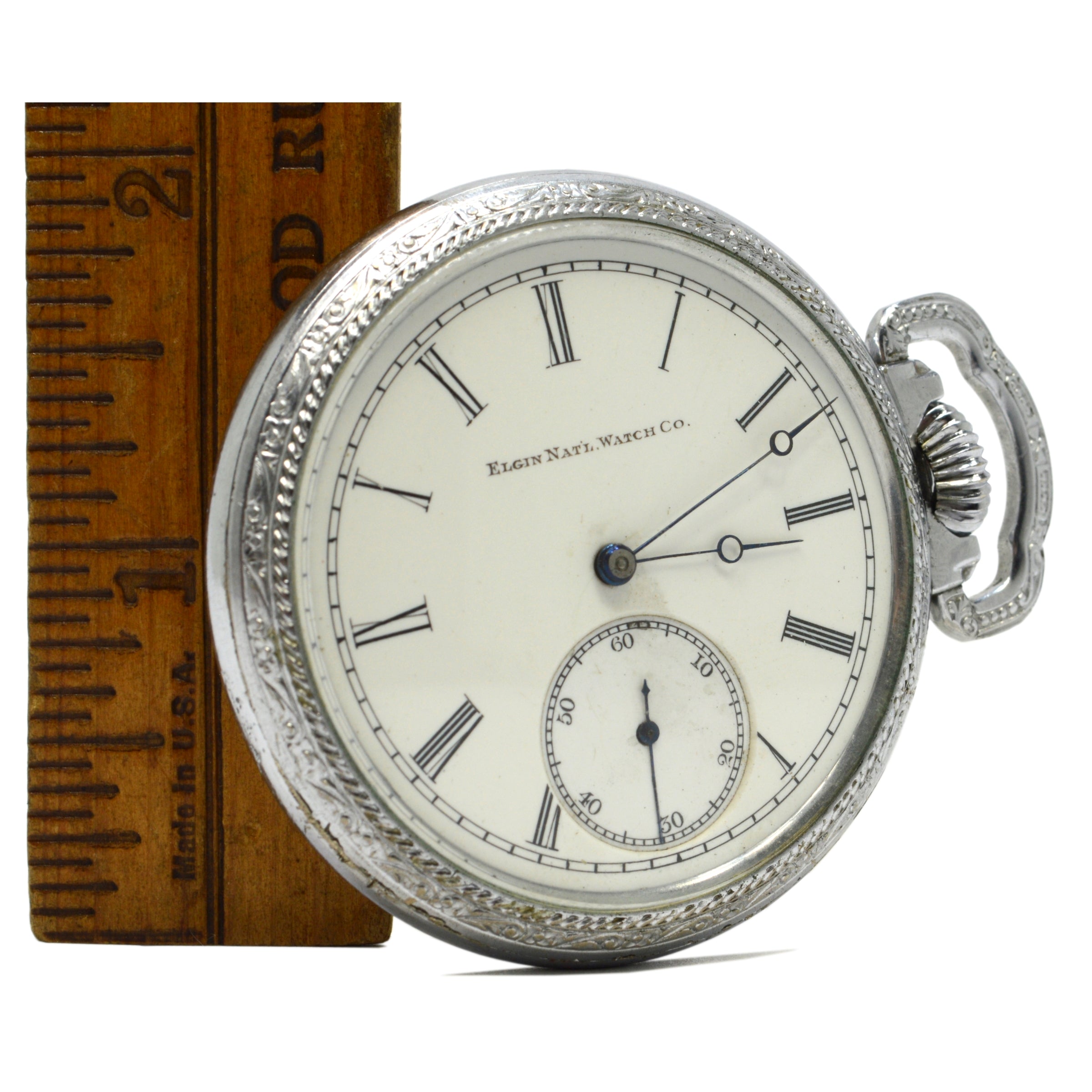 Vintage Antique ELGIN 1888 Pocket Watch - 15 Jewels, 16s, H3G31 Open Face Defiance Case - Perfect for Collectors, Historical Reenactments & Special Occasions