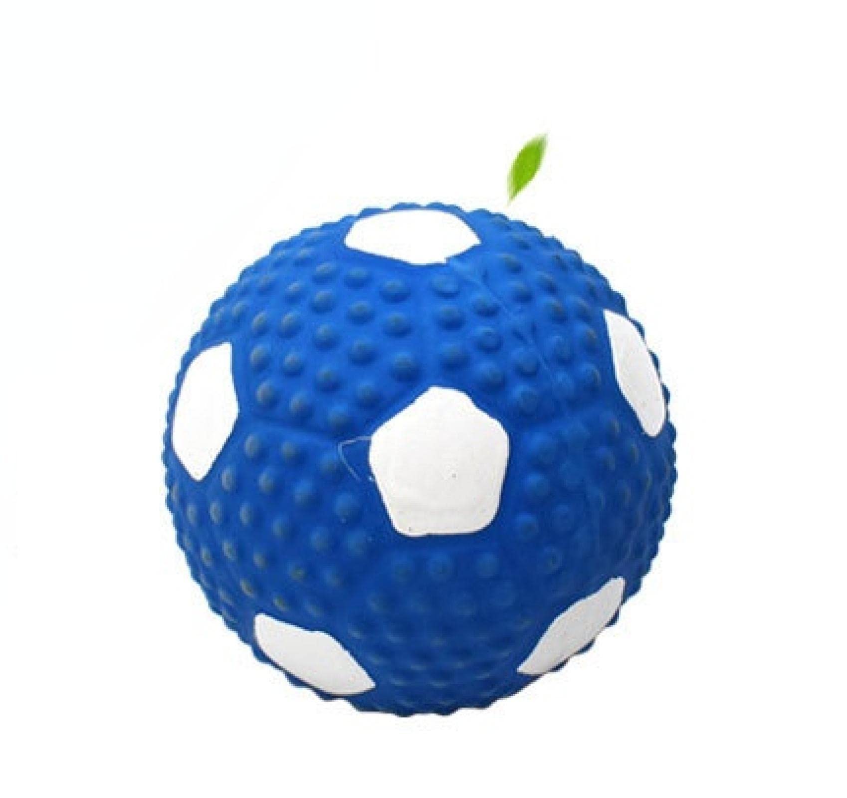 **Durable Latex Dog Toys - High Elasticity Cotton Filled Squeaky Football & Soccer Ball for Large Dogs - Perfect for Fetch, Chewing, and Interactive Play**