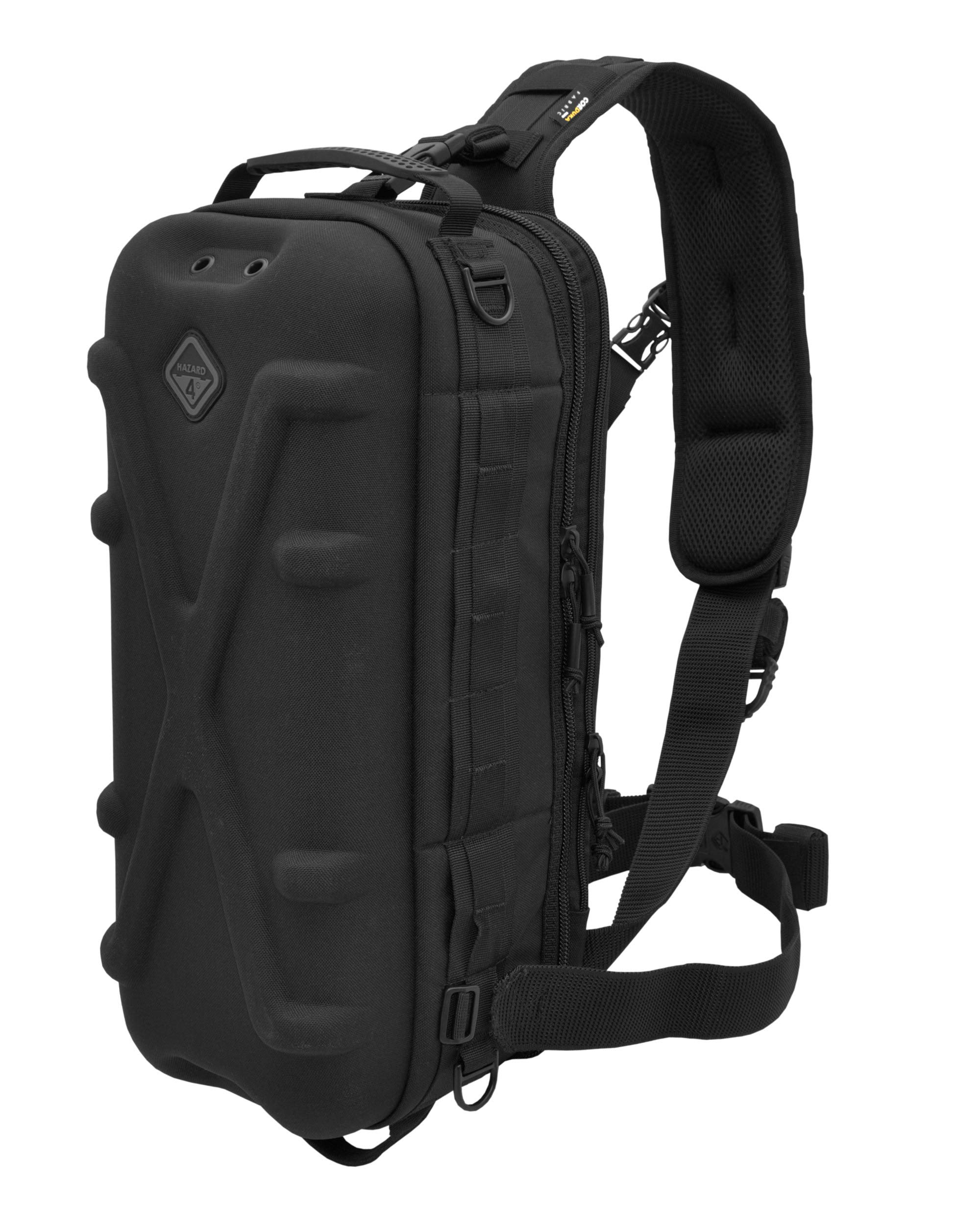 HAZARD 4 Plan B Tactical Sling Bag - Military-Grade Hard Shell Camera Backpack with Modular Webbing System for Outdoor Adventure, Photography & Travel