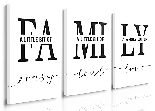 A007 White Family Wall Art