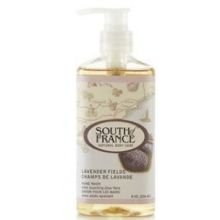 SOF South of France Lavender Fields Hand Wash - 8 fl oz | Natural Aromatherapy Liquid Soap for Bathroom, Kitchen & Guest Rooms | Moisturizing & Gentle Formula