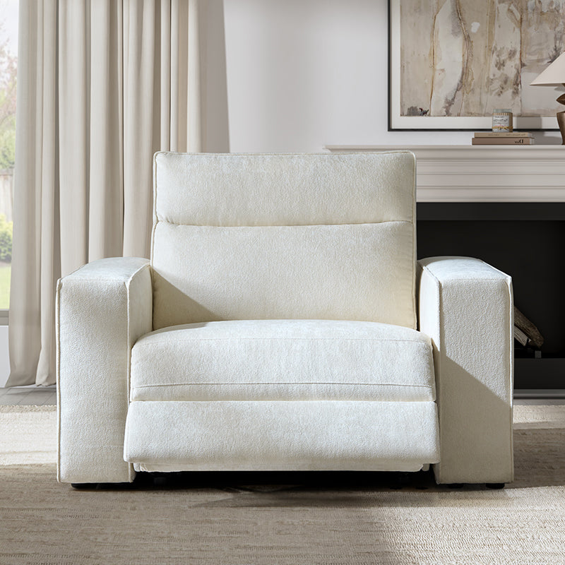 EliteNest Smart Modular Sofa with Power Recliners - Easy Assembly, Customizable Living Room Furniture for Modern Home & Entertainment Spaces