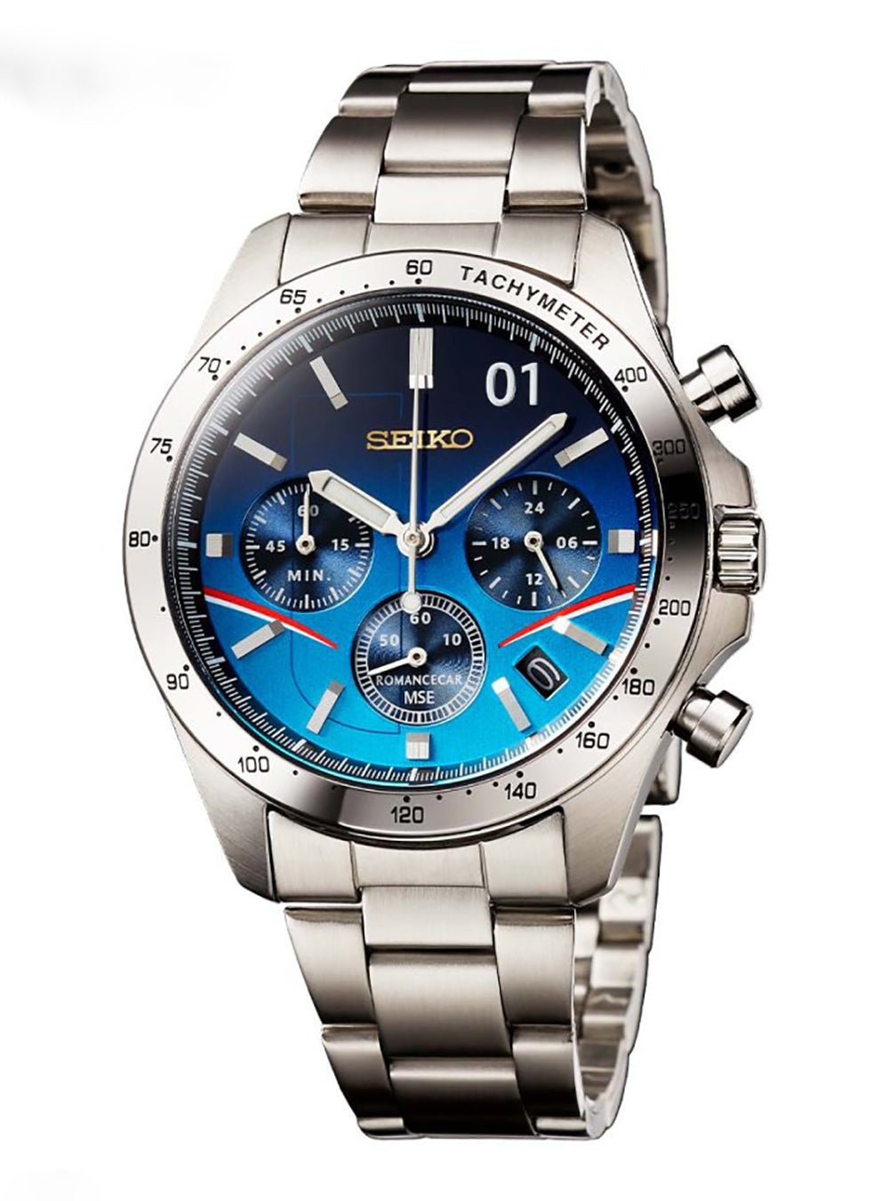 SEIKO ODAKYU SUPER EXPRESS ROMANCECAR MSE Limited Edition Japanese Made Watch - Perfect for Train Enthusiasts & Collectors