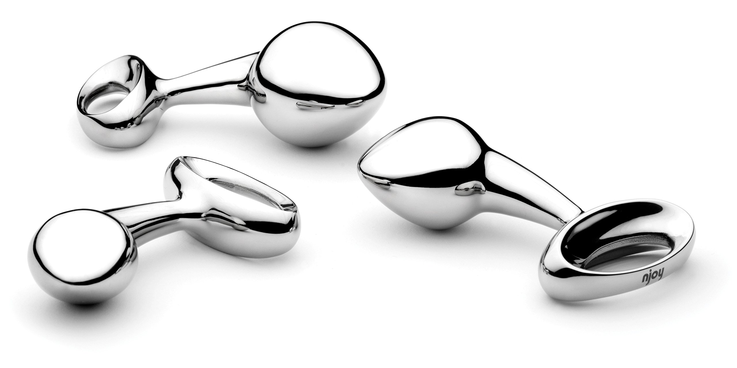 NJOY Medium Pure Plug - Premium Silicone Anal Plug for Comfort & Pleasure - Perfect for Beginners & Experienced Users - Great for Solo Play & Couples Use