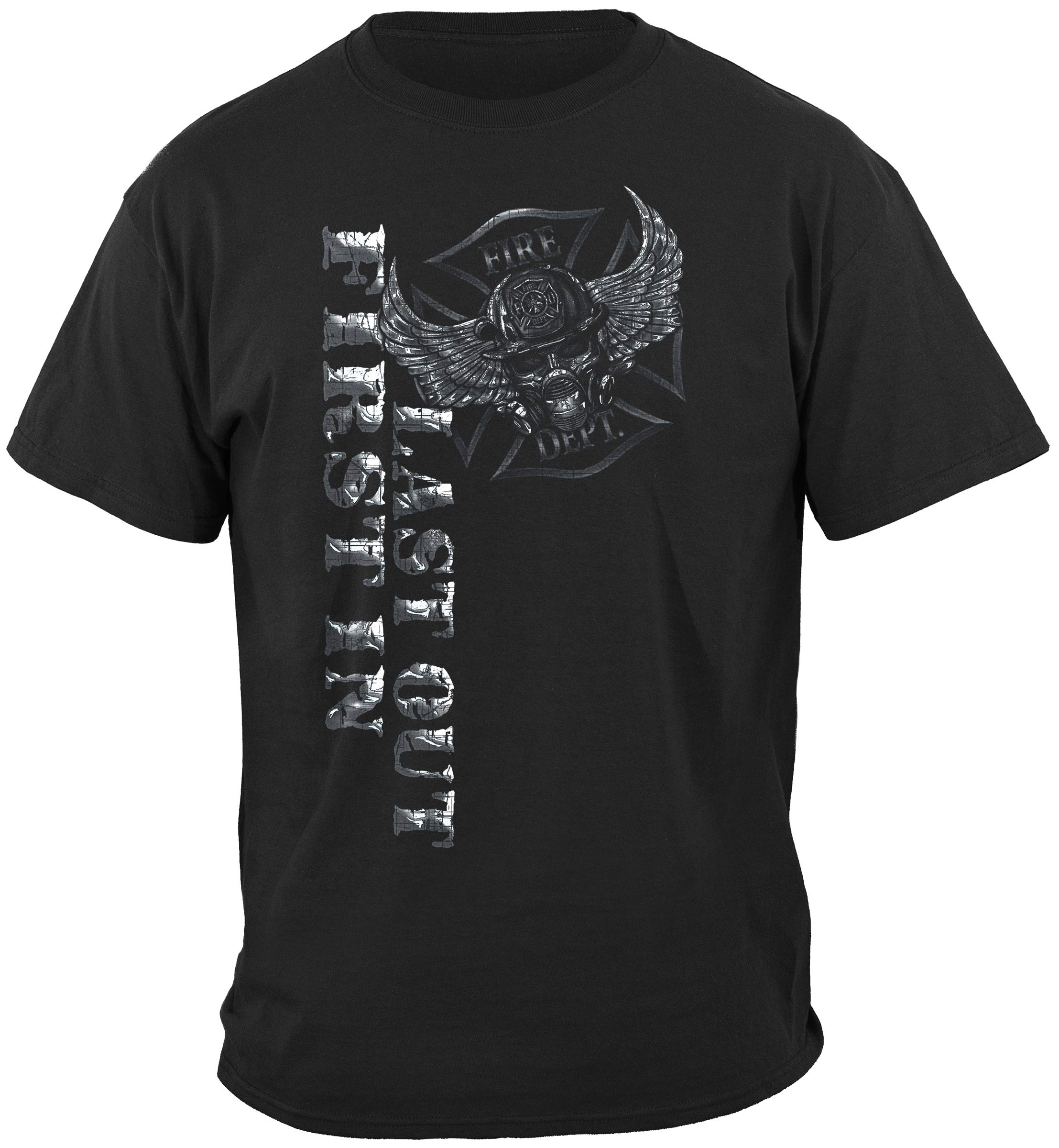 Firefighter T Shirt for Men - Elite Breed Fire Rescue Shirt THD021 - Comfortable Workout & Casual Wear for Firefighters