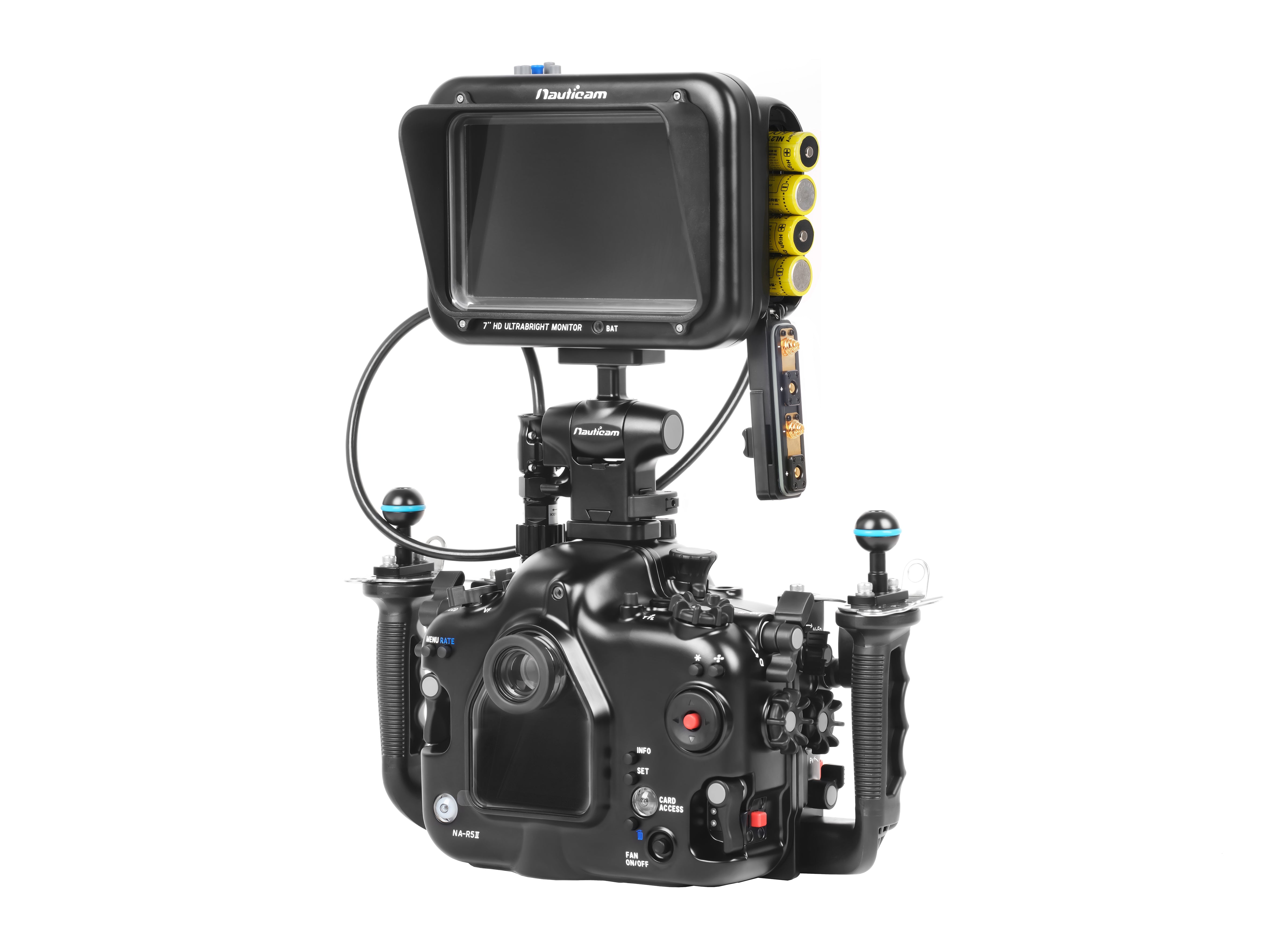 Nauticam 7'' T7 HD UltraBright Underwater Video Monitor - HDMI 1.4 Input for Scuba Diving & Marine Exploration (Cables Not Included) - Perfect for Underwater Filmmaking & Professional Diving Photography