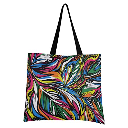 Stylish Women's Canvas Tote Shoulder Bag - Foldable Casual Shopping & Travel Handbag for Everyday Use, Work, and Weekend Outings