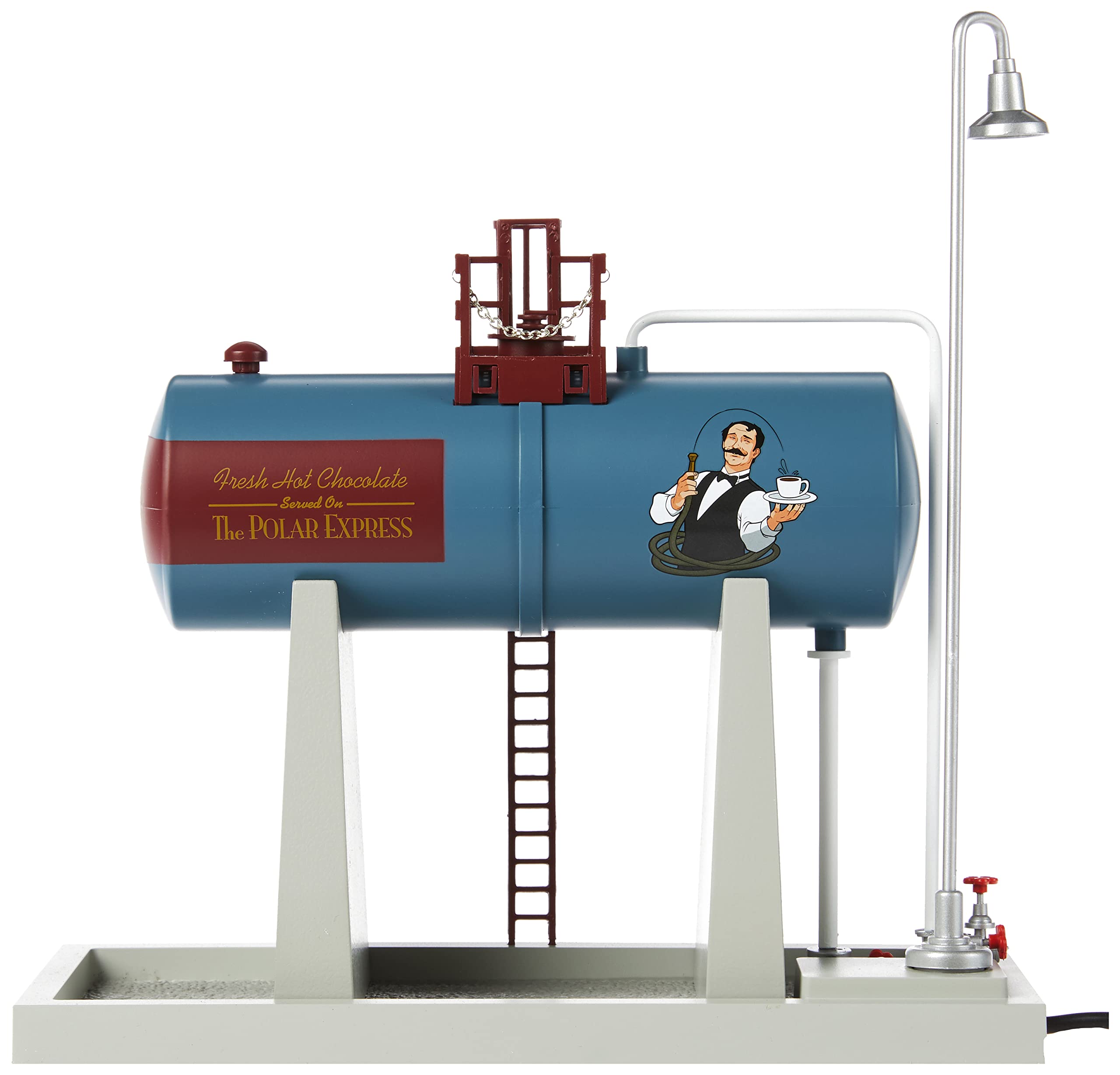The Polar Express Elevated Oil Tank - High-Quality Train Model Accessory for Collectors & Hobbyists | Perfect for Christmas Decor, Holiday Displays & Railroad Scenes