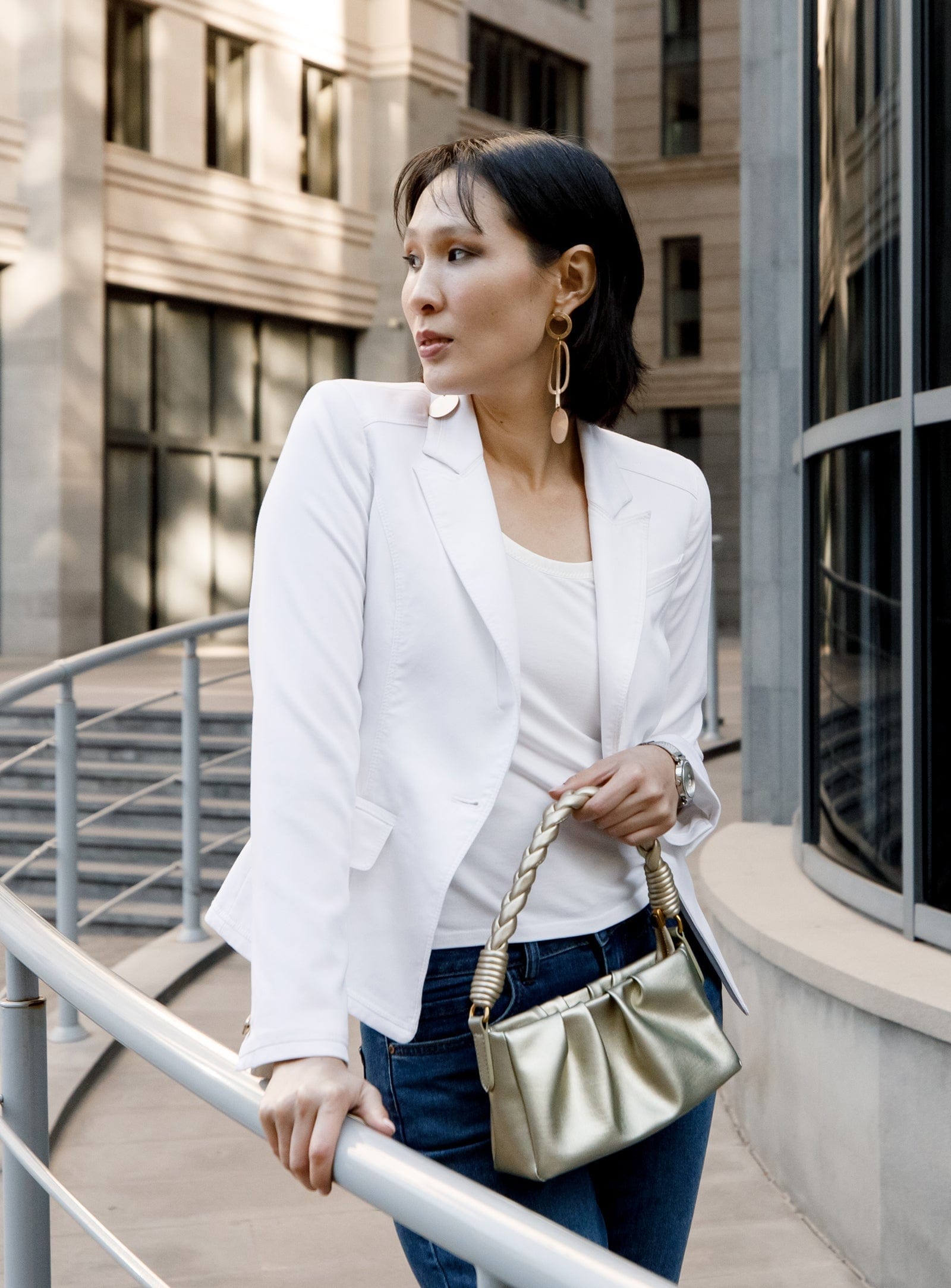Stylish Mini Cactus Leather Crossbody Bag in Metallic Gold | Vegan Leather Purse for Women | Perfect for Date Night, Parties & Everyday Use