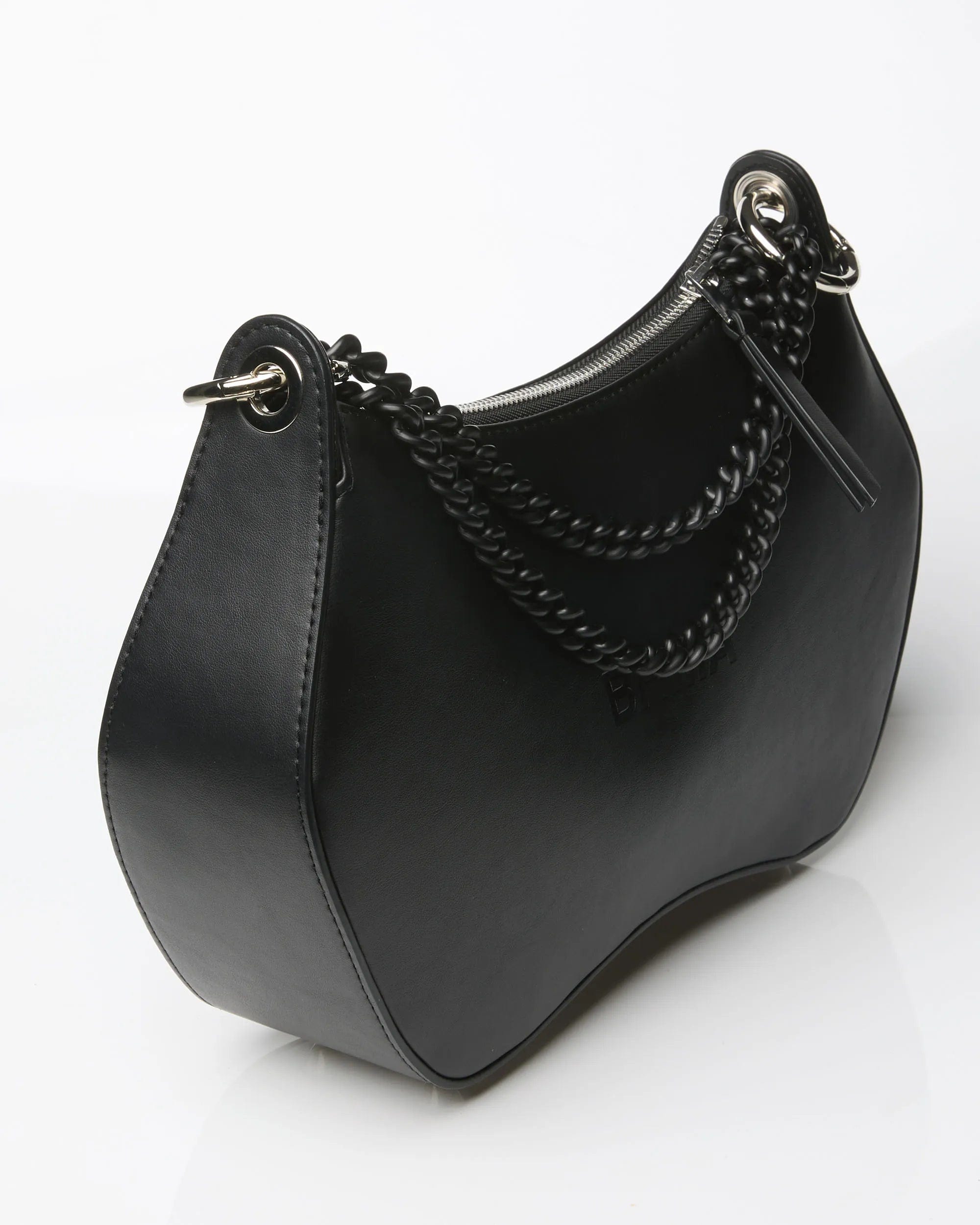 Vegan Corn Leather Crossbody Bag for Women | Noir BHMA Black Purse | Stylish & Eco-Friendly Handbag for Everyday Use, Travel & Shopping