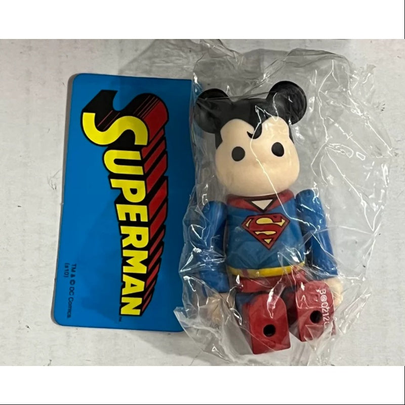 Bearbrick Series 21 Secret SUPERMAN 100% Collectible Vinyl Art Toy - Limited Edition Designer Figure for Display & Gifts | Perfect for Home Decor, Office Collection, and Pop Culture Enthusiasts