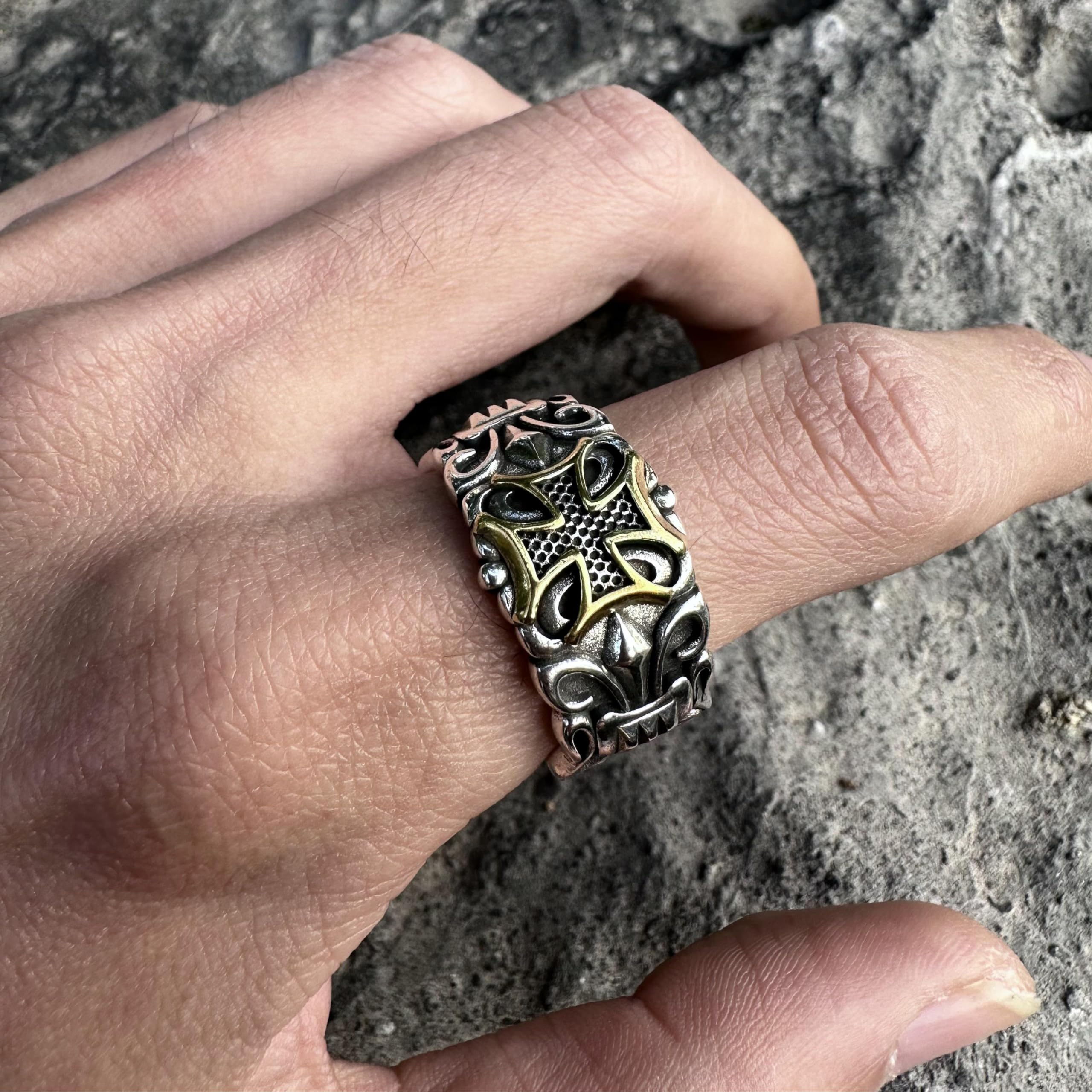 JWM Silver Plated Brass Adjustable Open Rings for Men & Women - Fashion Jewelry Gift with Exquisite Packaging - Perfect for Weddings, Parties & Everyday Wear