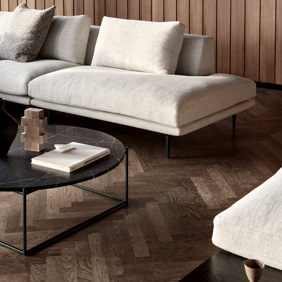 Modern Round Coffee Table - Stylish Living Room Centerpiece for Home Decor, Small Space Furniture, Perfect for Apartments & Cozy Spaces