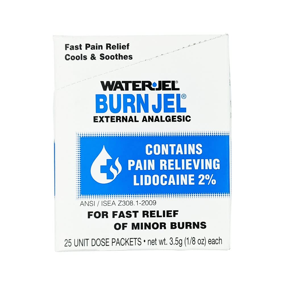 Burn Dressing Cream - First Aid Sterile Burn Gel Packets (100 Pack, MS-46285) for Emergency Burns, Sunburns & Minor Wounds