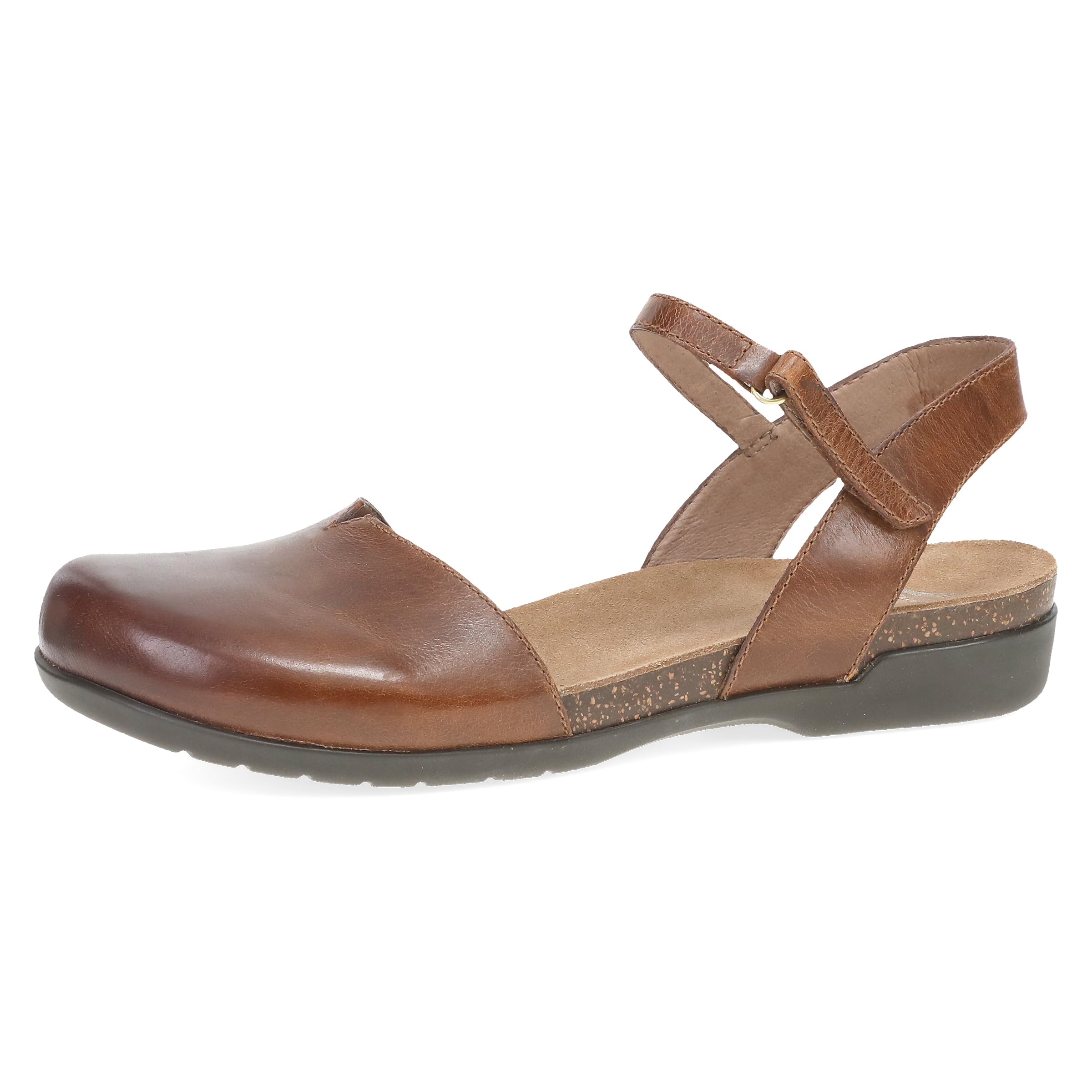 Dansko Rowan Women's Sandals with Memory Foam & Cork Footbed - Comfortable Arch Support - Lightweight Rubber Outsole for Durability - Casual to Dressy Shoes for Walking, Travel & Everyday Wear