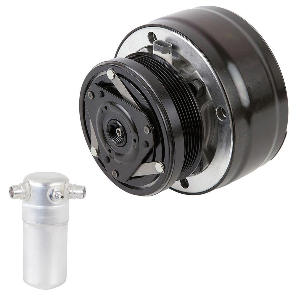 New AC Compressor with A/C Drier for 1990-1991 Cadillac Brougham | BuyAutoParts 60-86576R2 | Perfect for Summer Cooling & Auto AC System Repair