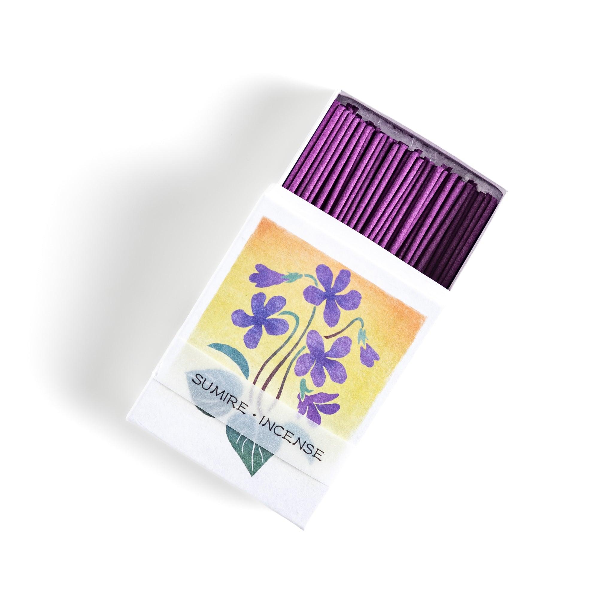 Violet Bloom Incense Sticks - Premium Aromatic Incense for Relaxation, Meditation & Home Fragrance | Natural Floral Scent for Yoga, Spa & Aromatherapy