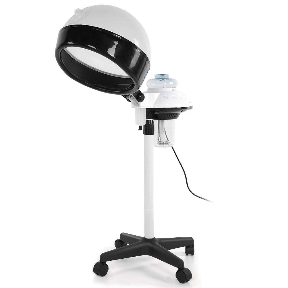 Adjustable Hooded Hair Bonnet Dryer with Floor Stand - Salon & Spa Styling Tool for Hair Coloring, Perming & Conditioning (UK Plug) - Perfect for Home Hair Care & Professional Salon Treatments