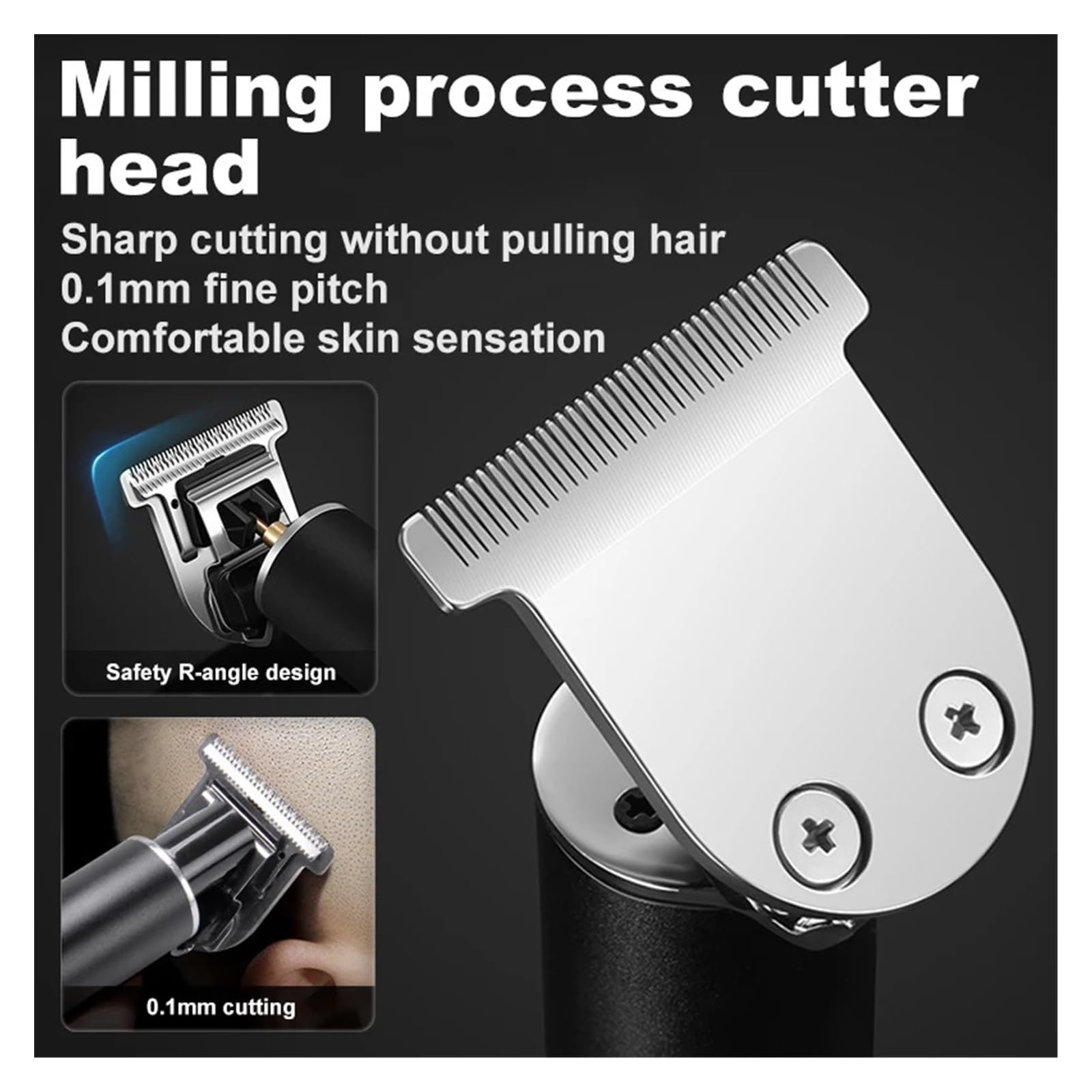 Professional Cordless Electric Shaver & Beard Trimmer for Men - 0mm Razor Haircut Machine for Smooth Shaving | Perfect for Travel, Gym & Daily Grooming Routine