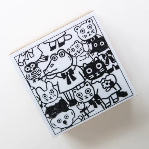 Yumi Kitagishi Animal Rubber Stamps - Handmade Craft Stamps for Scrapbooking, Card Making & DIY Projects