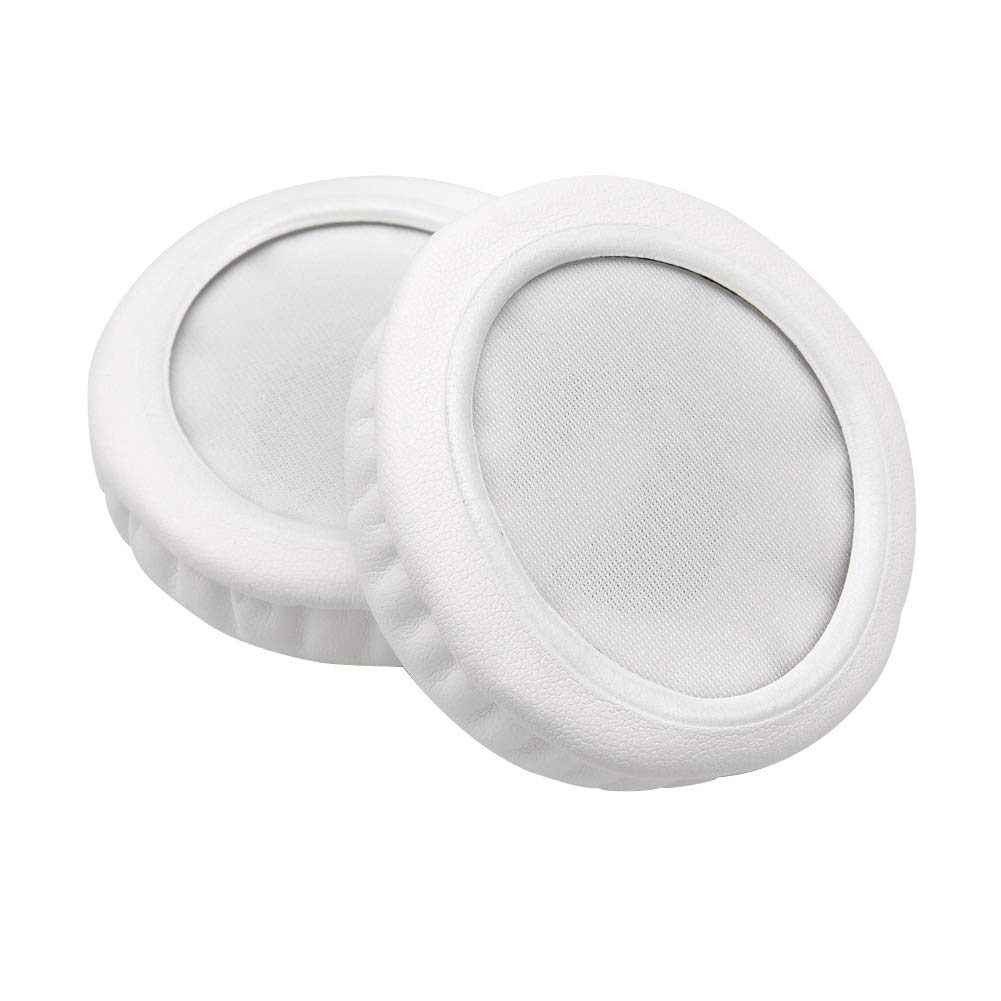 Replacement Ear Pads Cushion Cover for Sony MDR-ZX610 MDR-ZX660 MDR-ZX600 Headphones - Soft White Earpads for Comfort & Noise Isolation - Perfect for Gaming, Music & Office Use