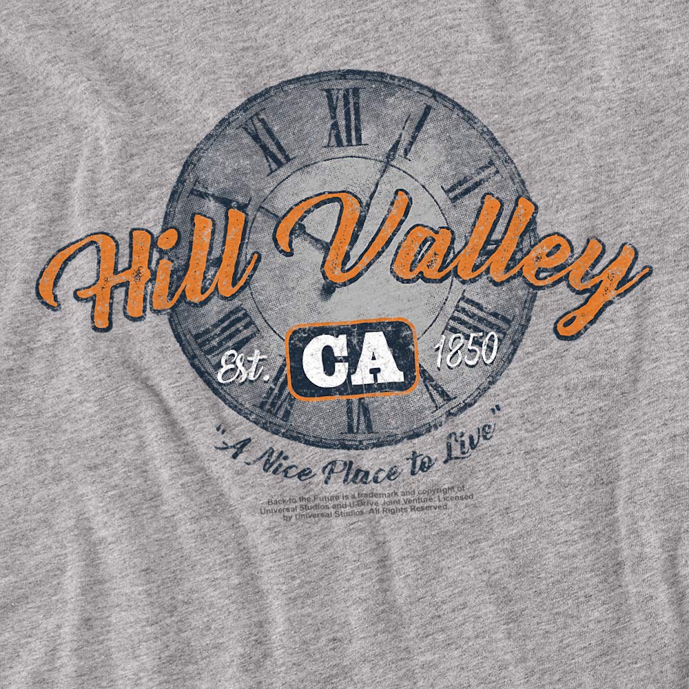 Back to The Future Hill Valley Vintage Women's T-Shirt - Retro Movie Fan Gift & Casual Wear