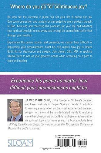 God's Rx for Depression and Anxiety: Biblical Wisdom Confirmed by Science - Christian Self-Help Book for Mental Wellness, Faith-Based Therapy Guide (Perfect for Daily Devotion & Counseling)