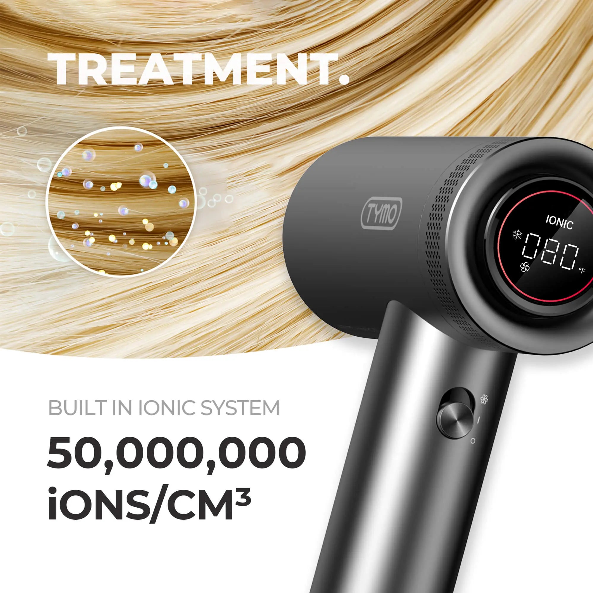 TYMO AirHype Blower - Professional Hair Dryer for Salon & Home Use - Fast Drying & Styling - Perfect for Travel & Daily Hair Care