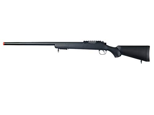 Well MB03 Airsoft Sniper Rifle - Black | High-Precision Spring-Powered Airsoft Gun for Outdoor Shooting & Tactical Training | Perfect for Airsoft Battles, Target Practice & Military Simulation Games