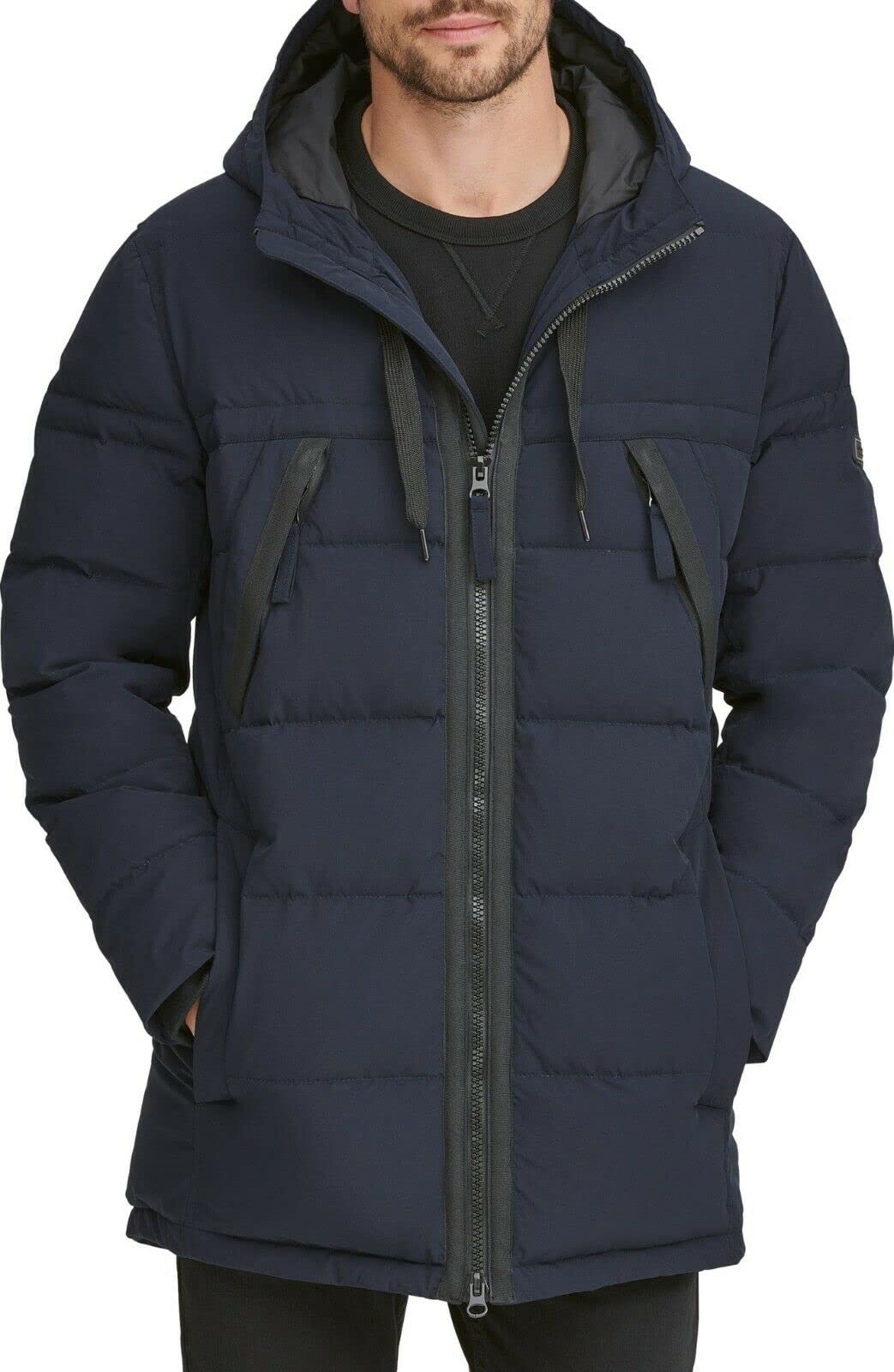 Andrew Marc Men's Hooded Sweatshirt - Soft Fleece Pullover for Casual Wear & Outdoor Activities