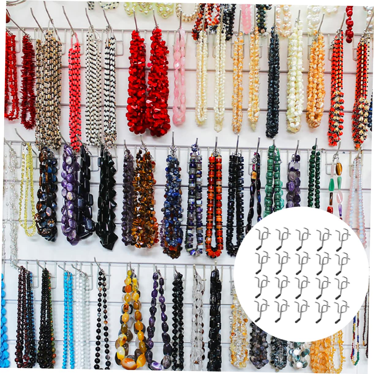 ULTECHNOVO 100-Pack Heavy Duty Iron Pegboard Hooks for Garage & Home Organization - Shelf Hooks, Utility Hooks, Wall Storage Accessories - Perfect for Tool Storage, Workshop & DIY Projects