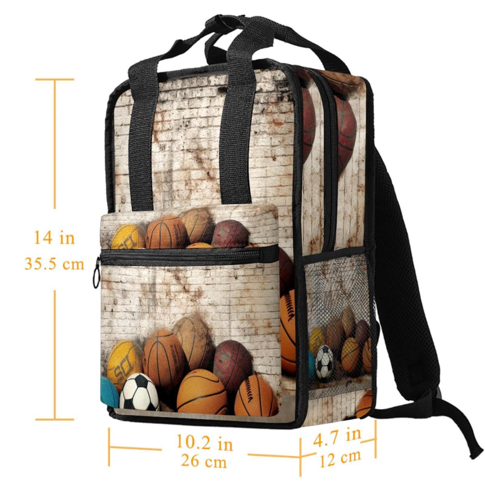 Men's & Women's Travel Backpack - Durable Sports Backpack for Basketball, Football & Baseball - Perfect for Gym, School & Outdoor Adventures