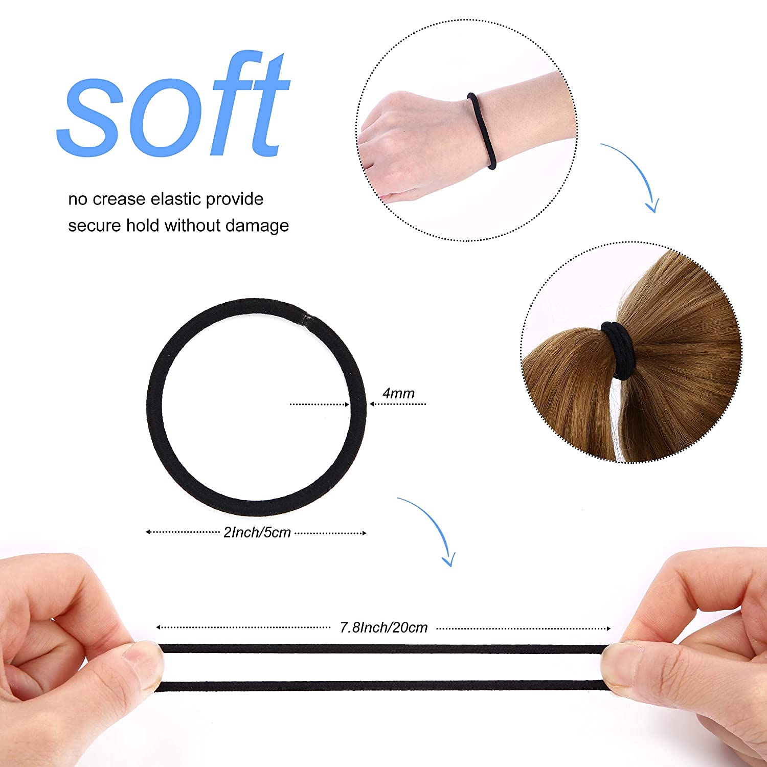 Shidara 50Pcs Hair Clips & Ties Set for Women Girls - Black Bobby Pins & Accessories | Perfect for School, Work & Styling